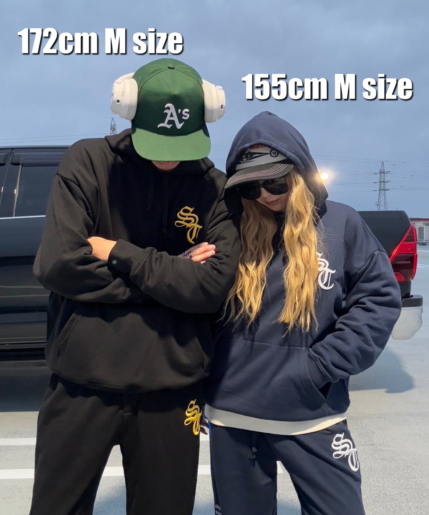 フリンジアップリケパーカー