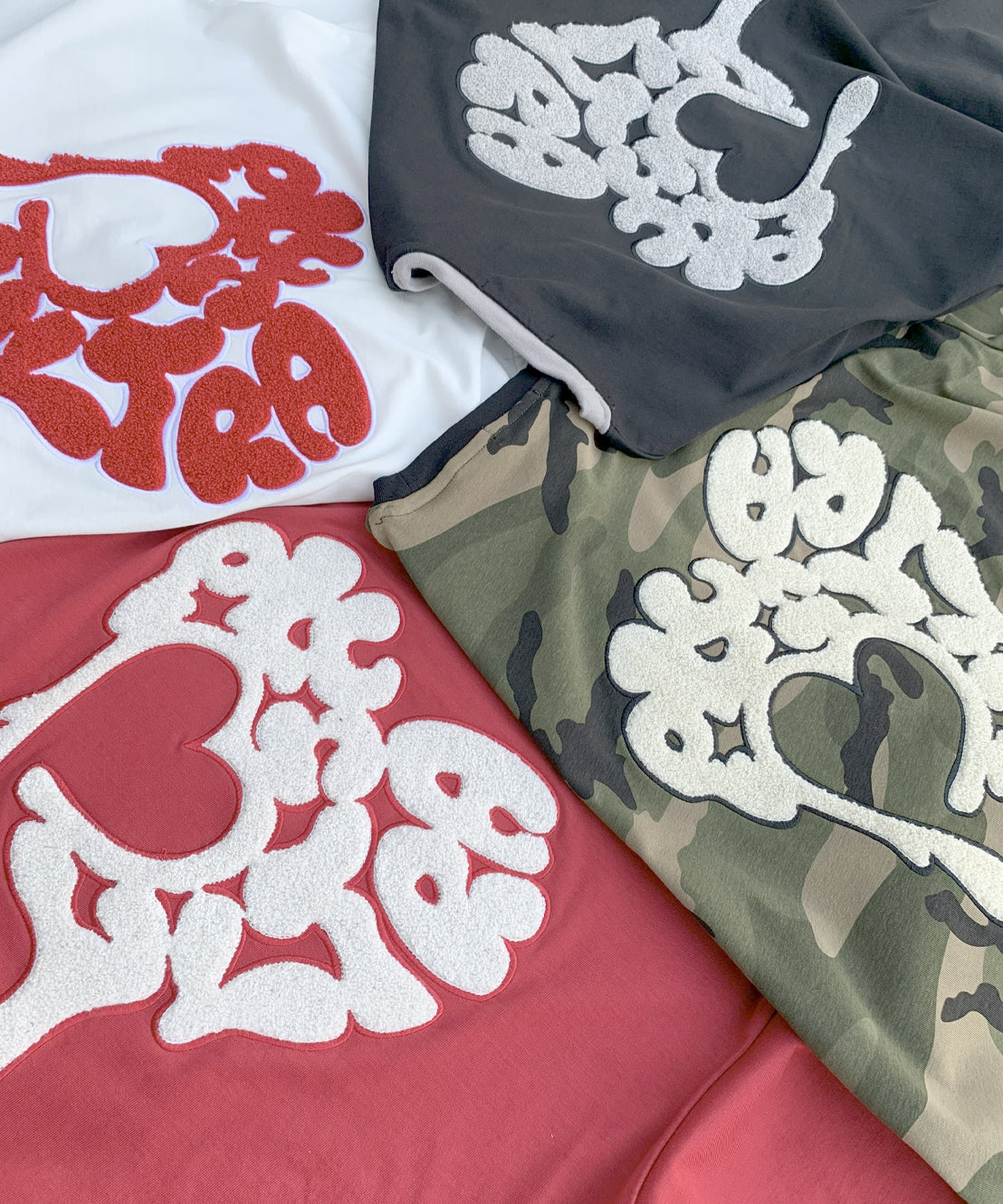 【2着で7,980円】Last Summer Special Vol.1 ハートサガラ刺繍半袖Tee