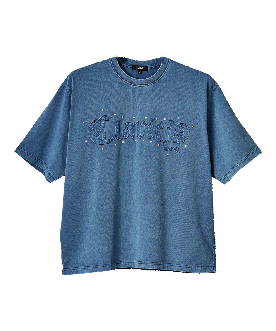 アップリケ半袖Tシャツ