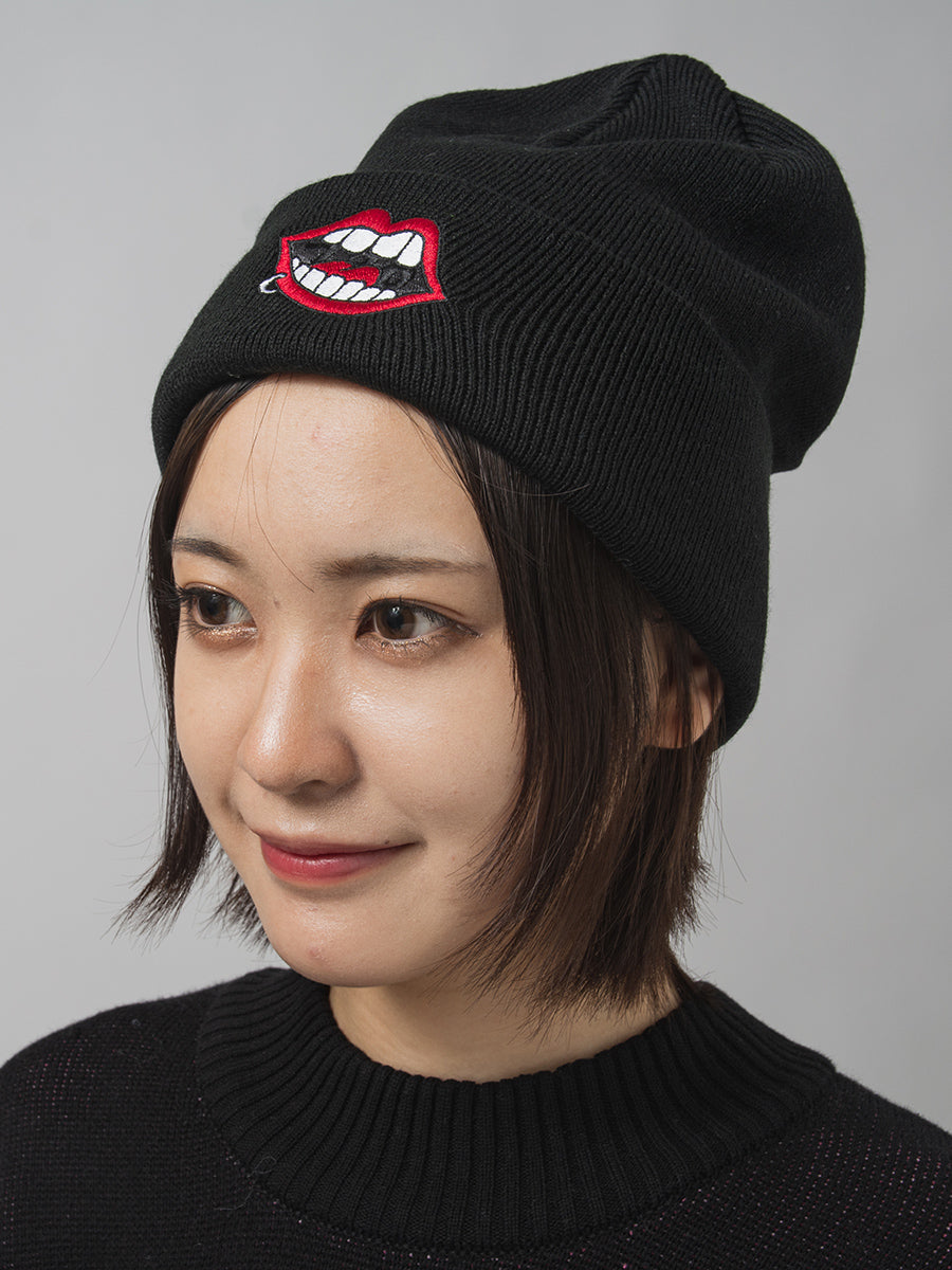 なみおくんワンポイントニットキャップ