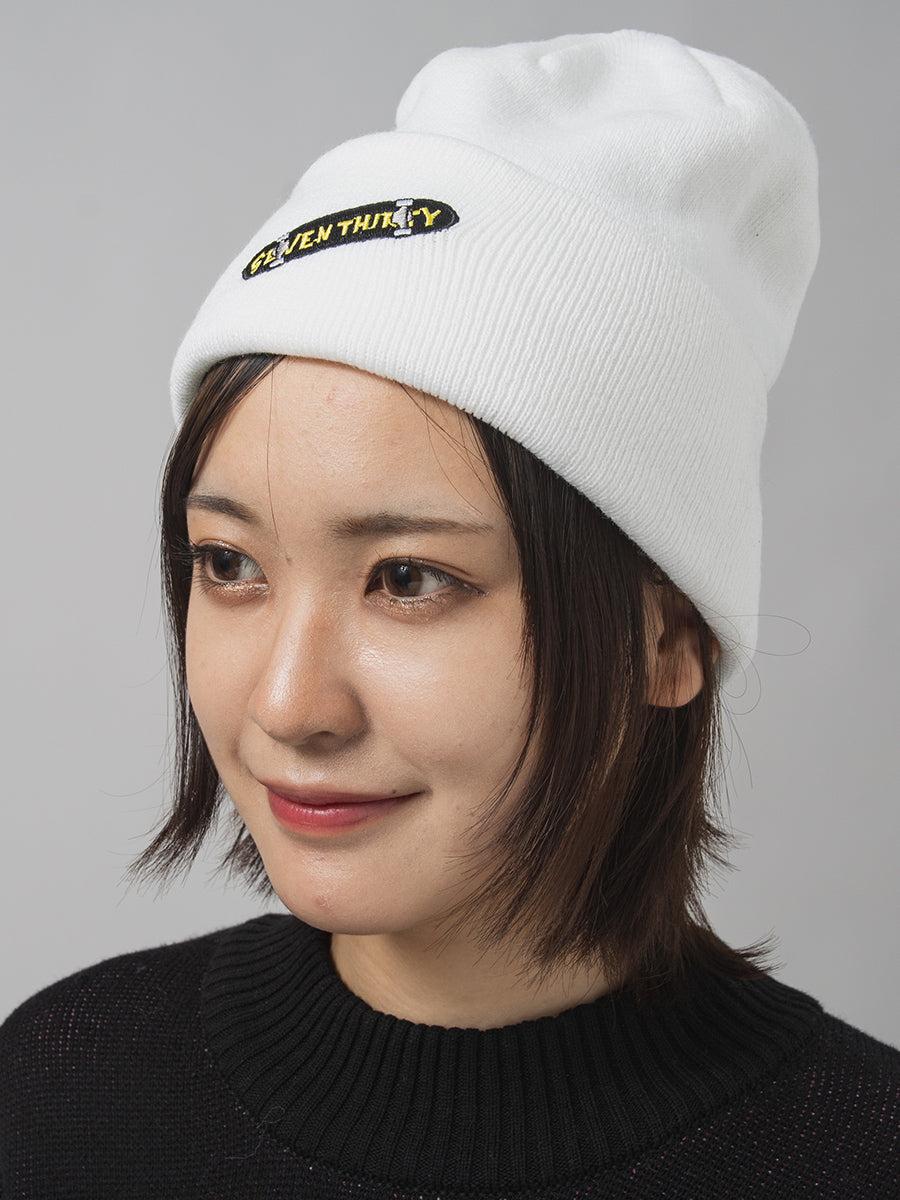 なみおくんワンポイントニットキャップ