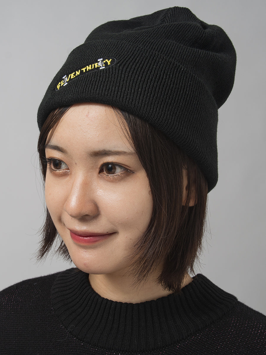 なみおくんワンポイントニットキャップ