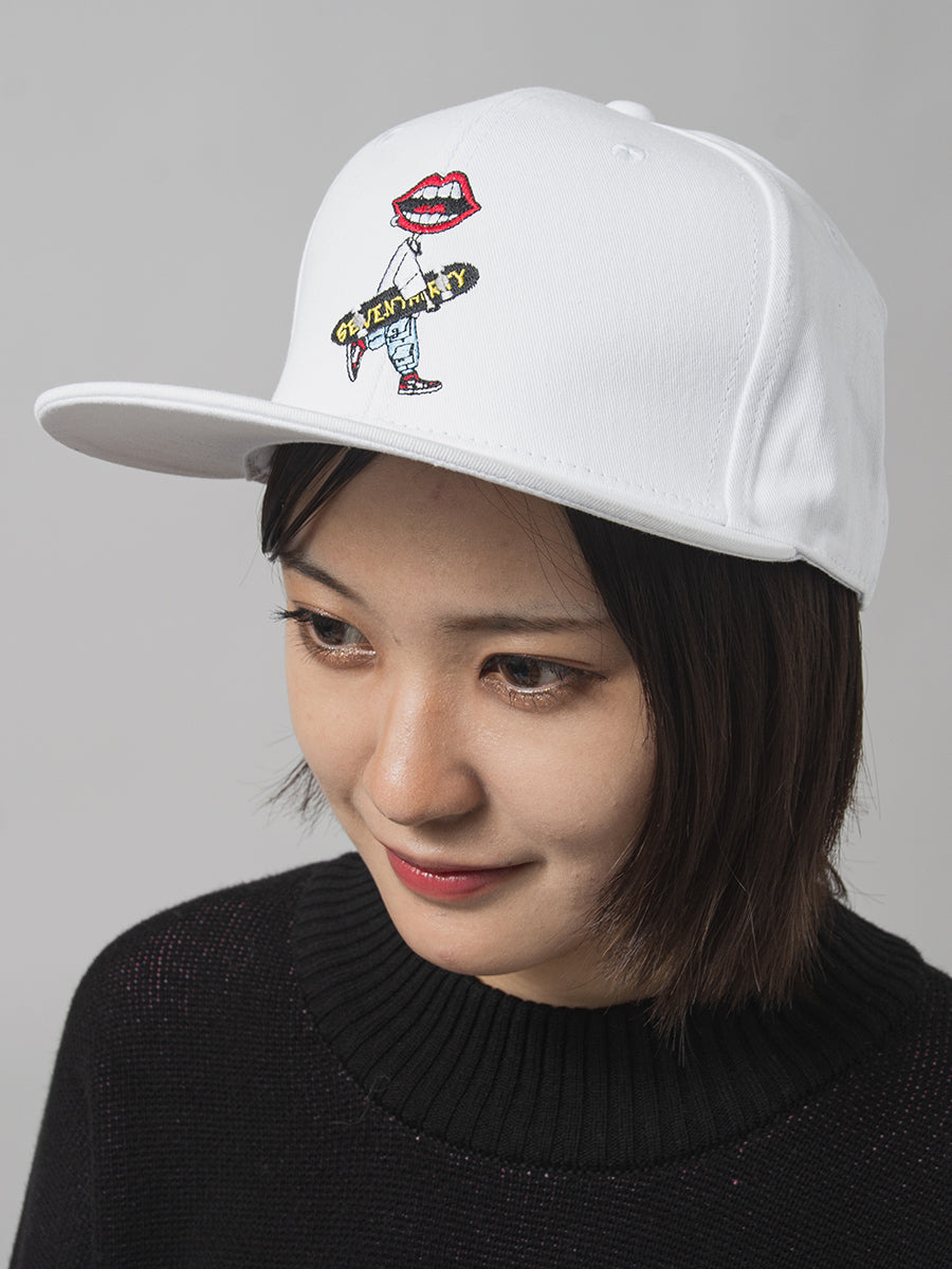 なみおくん刺繍フラットキャップ