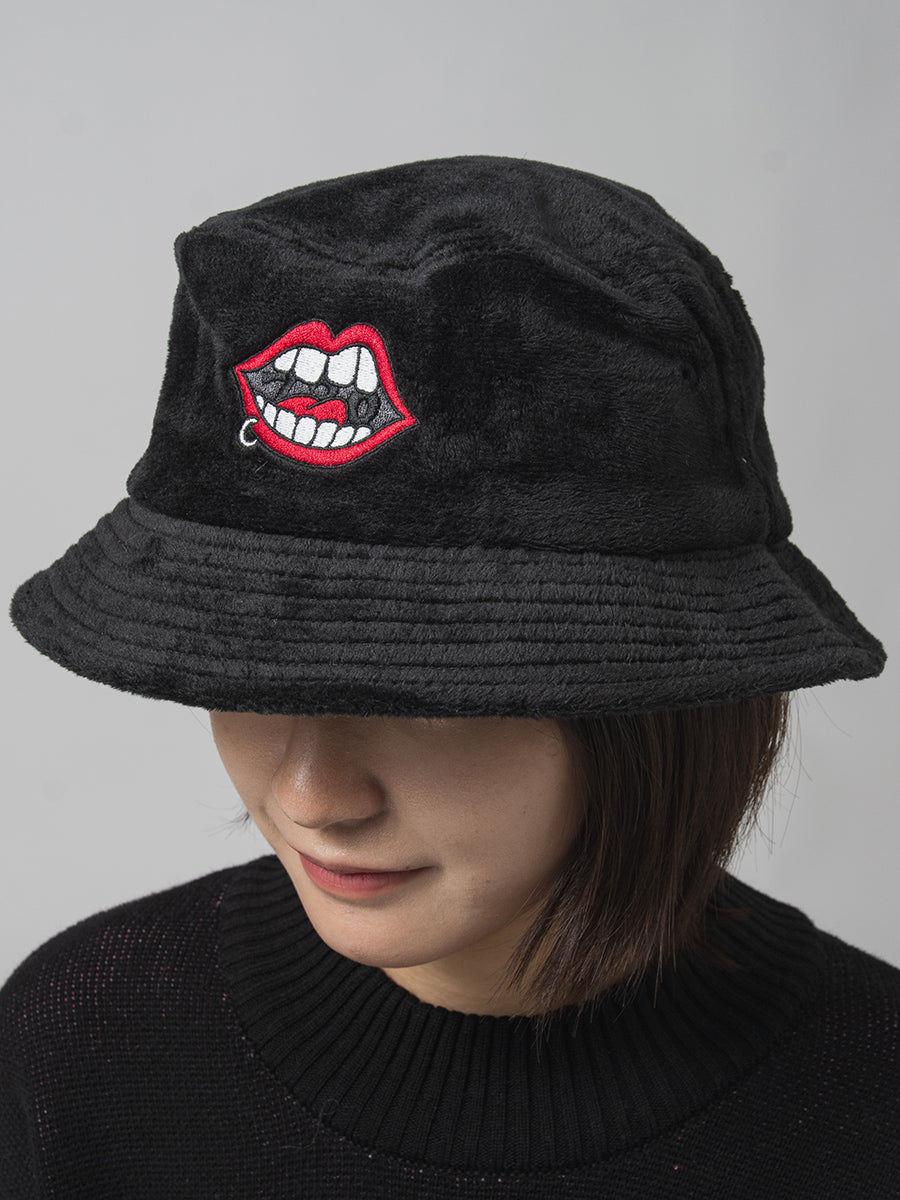 なみおくんファーバケットハット