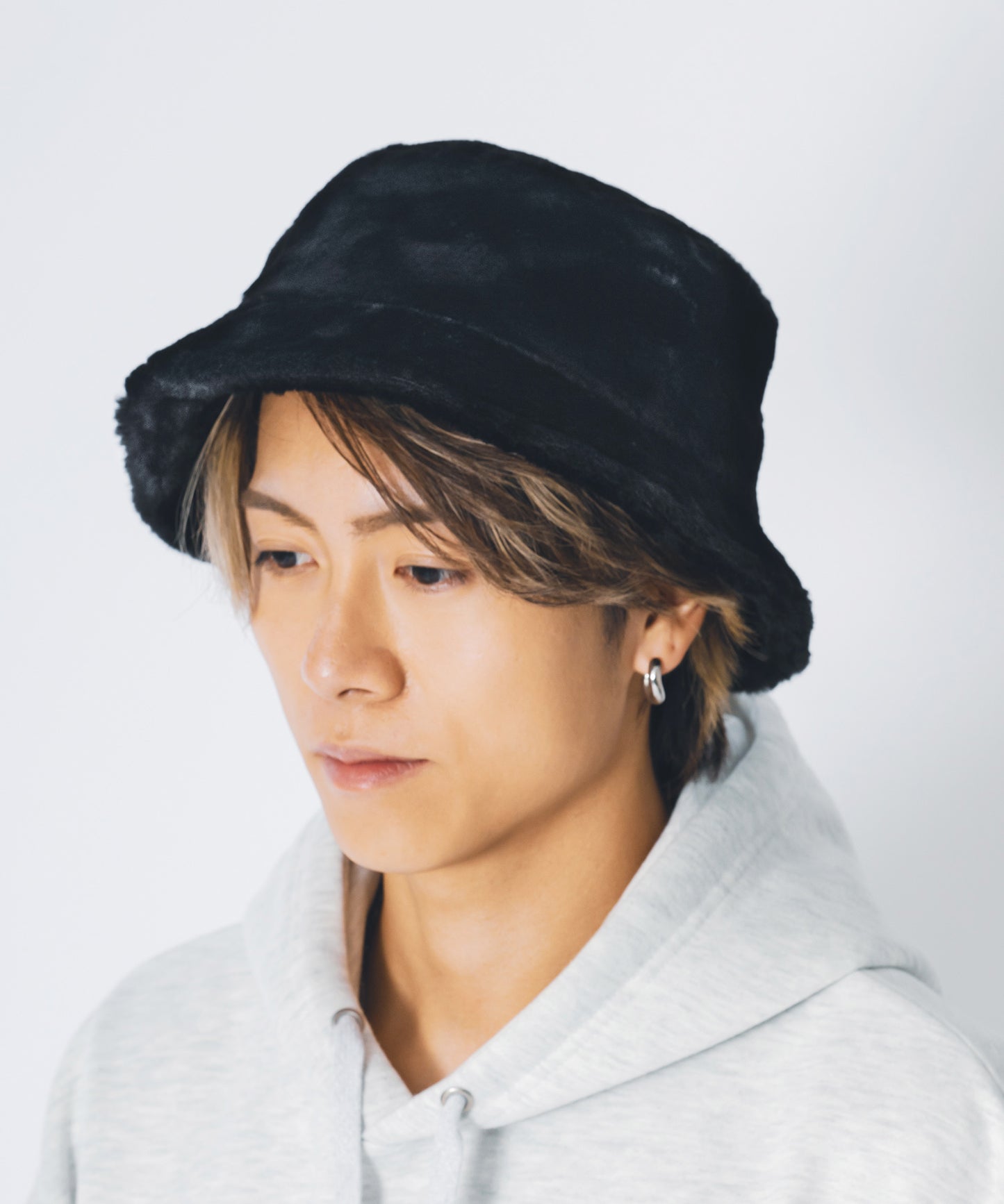 ファーバケットハット