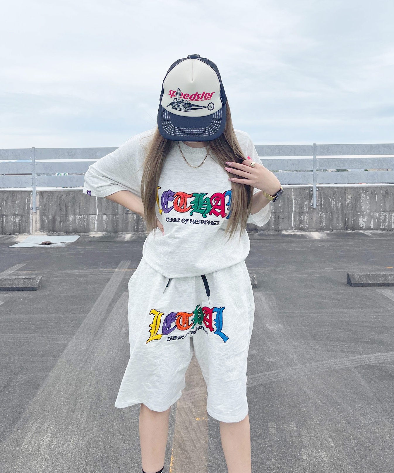 サガラ刺繍セットアップ