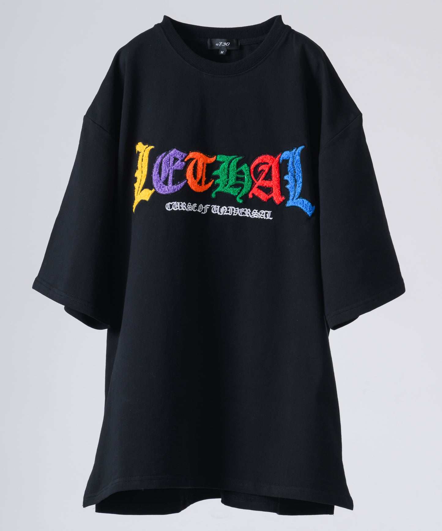 サガラ刺繍マルチカラーロゴTシャツ