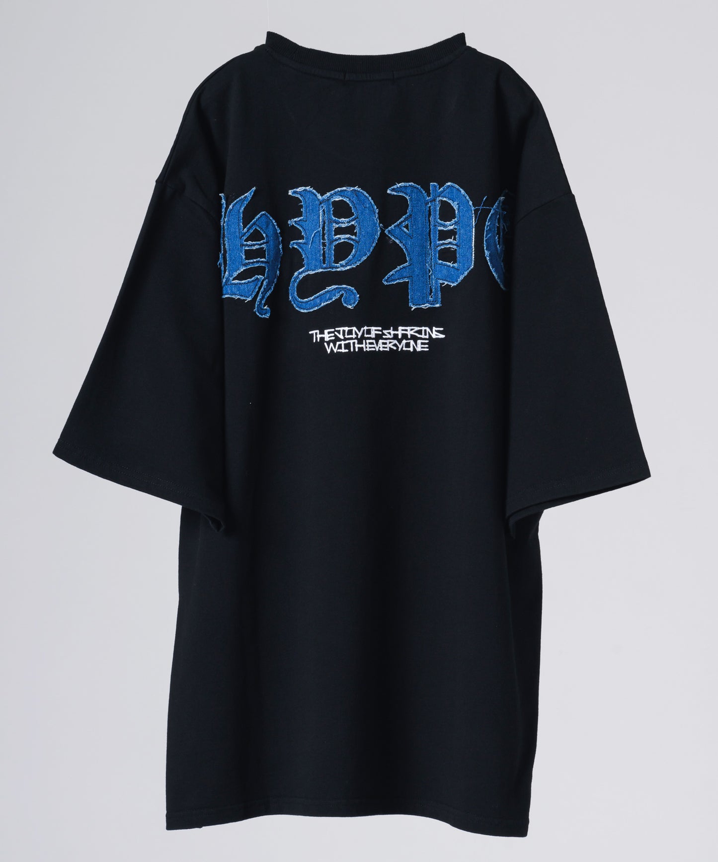 デニムアップリケTシャツ