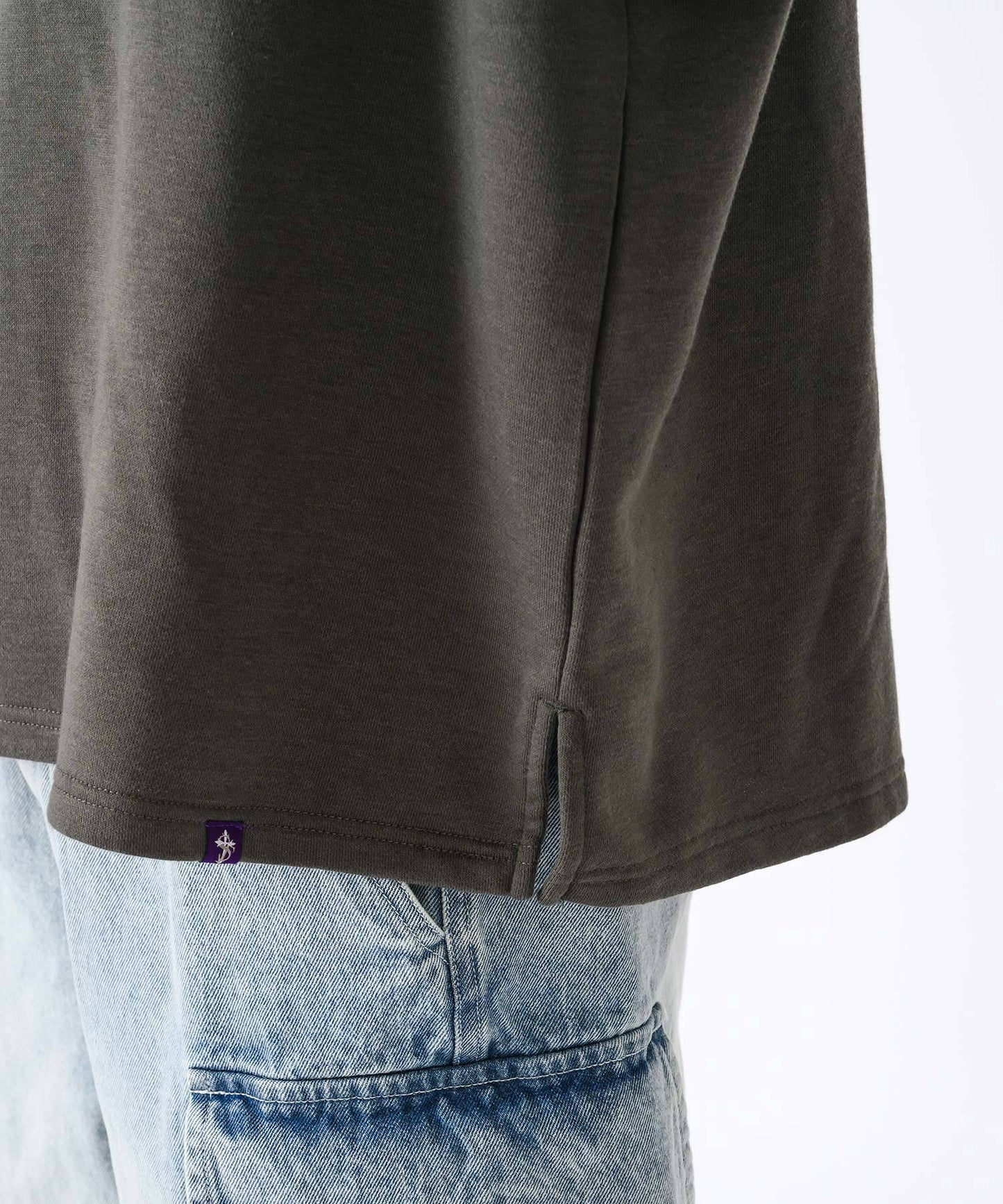 デニムアップリケTシャツ