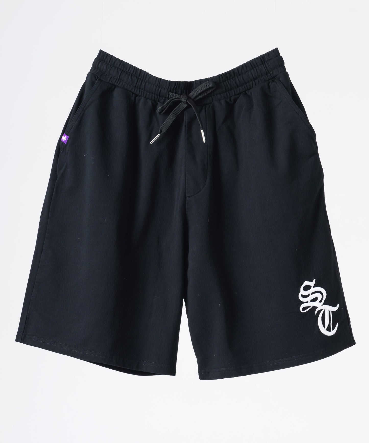 デニムアップリケショートパンツ