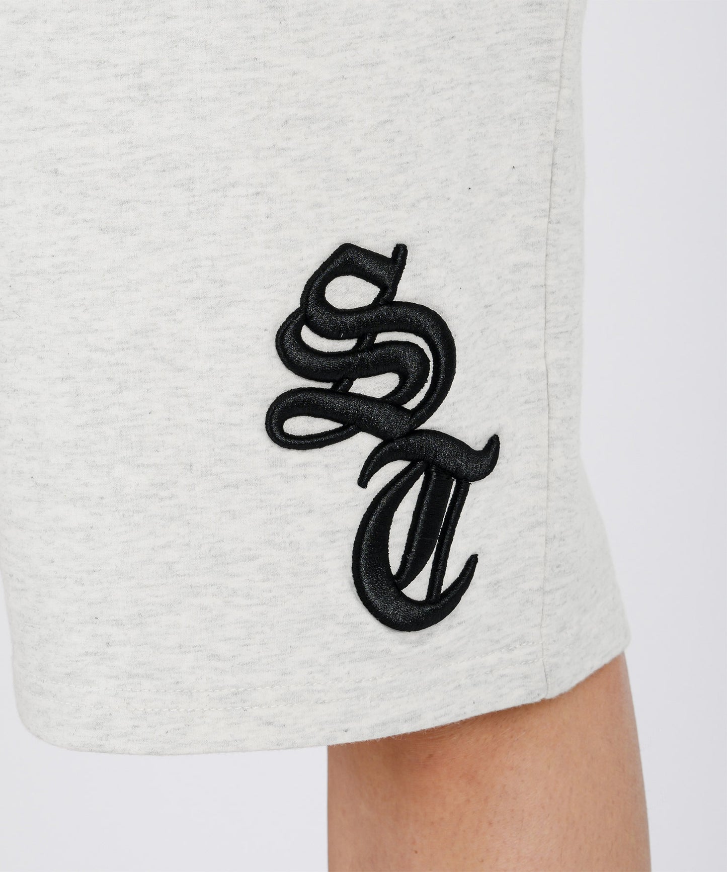 デニムアップリケショートパンツ