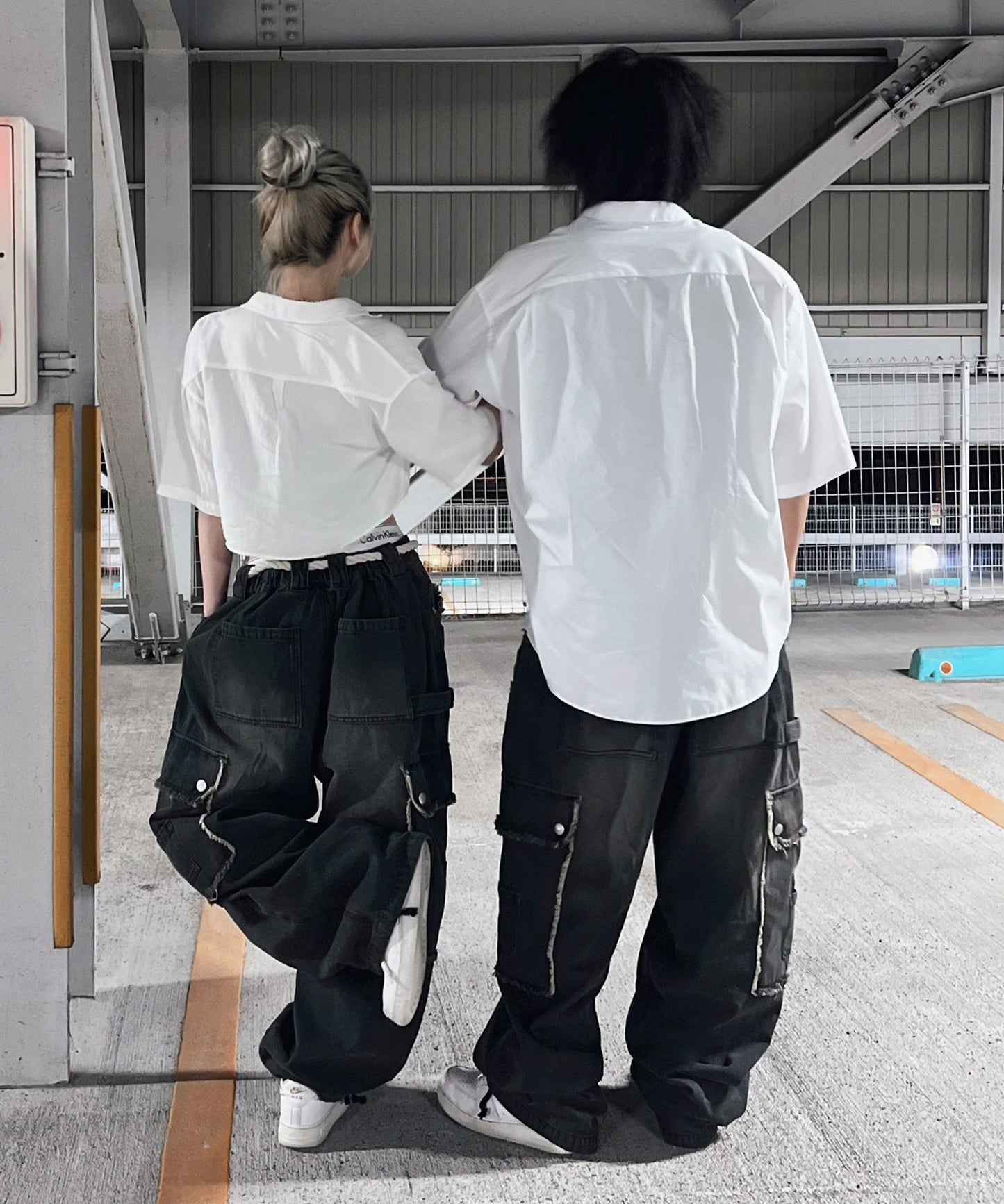 デニムカーゴパンツ