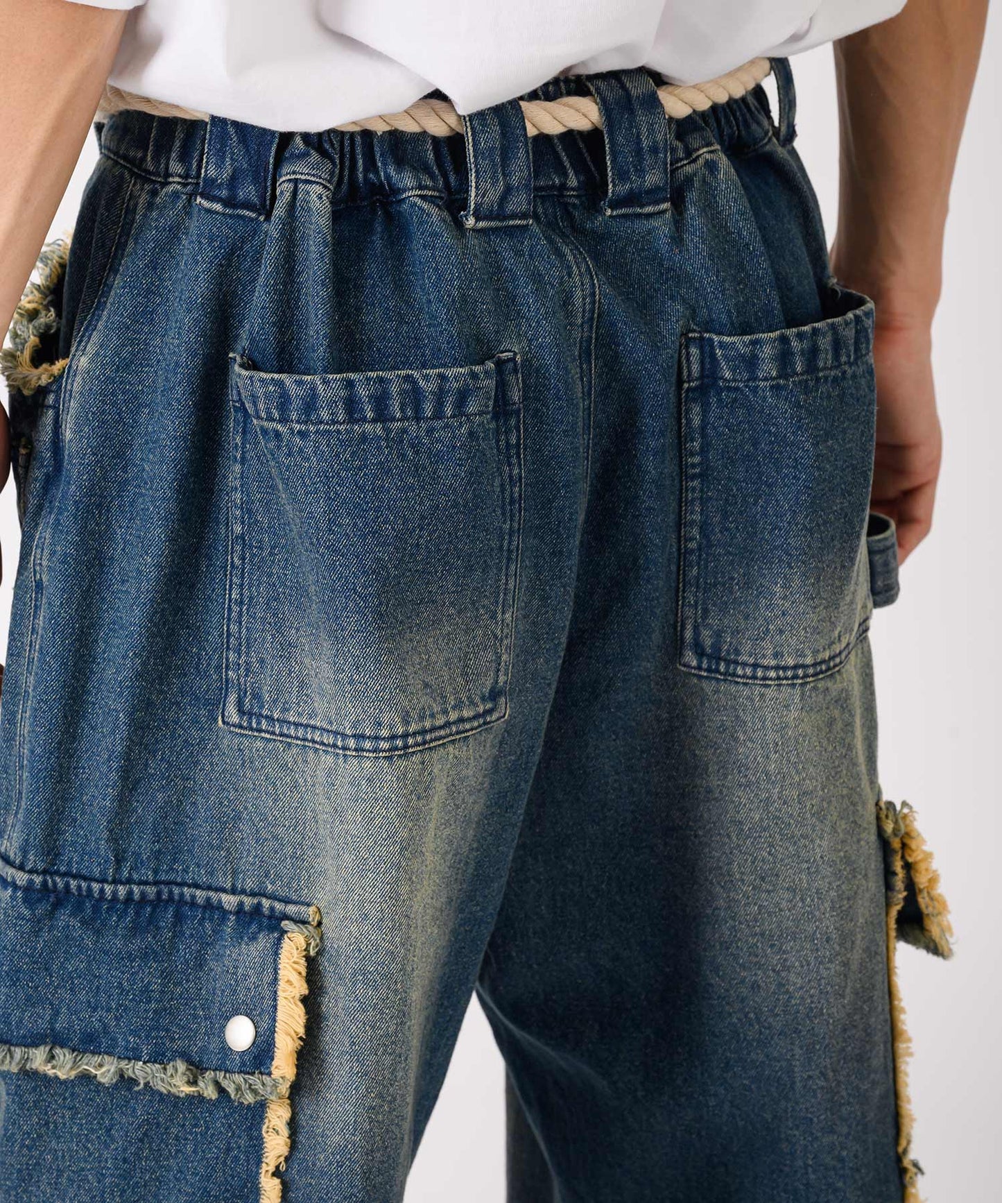 デニムカーゴパンツ