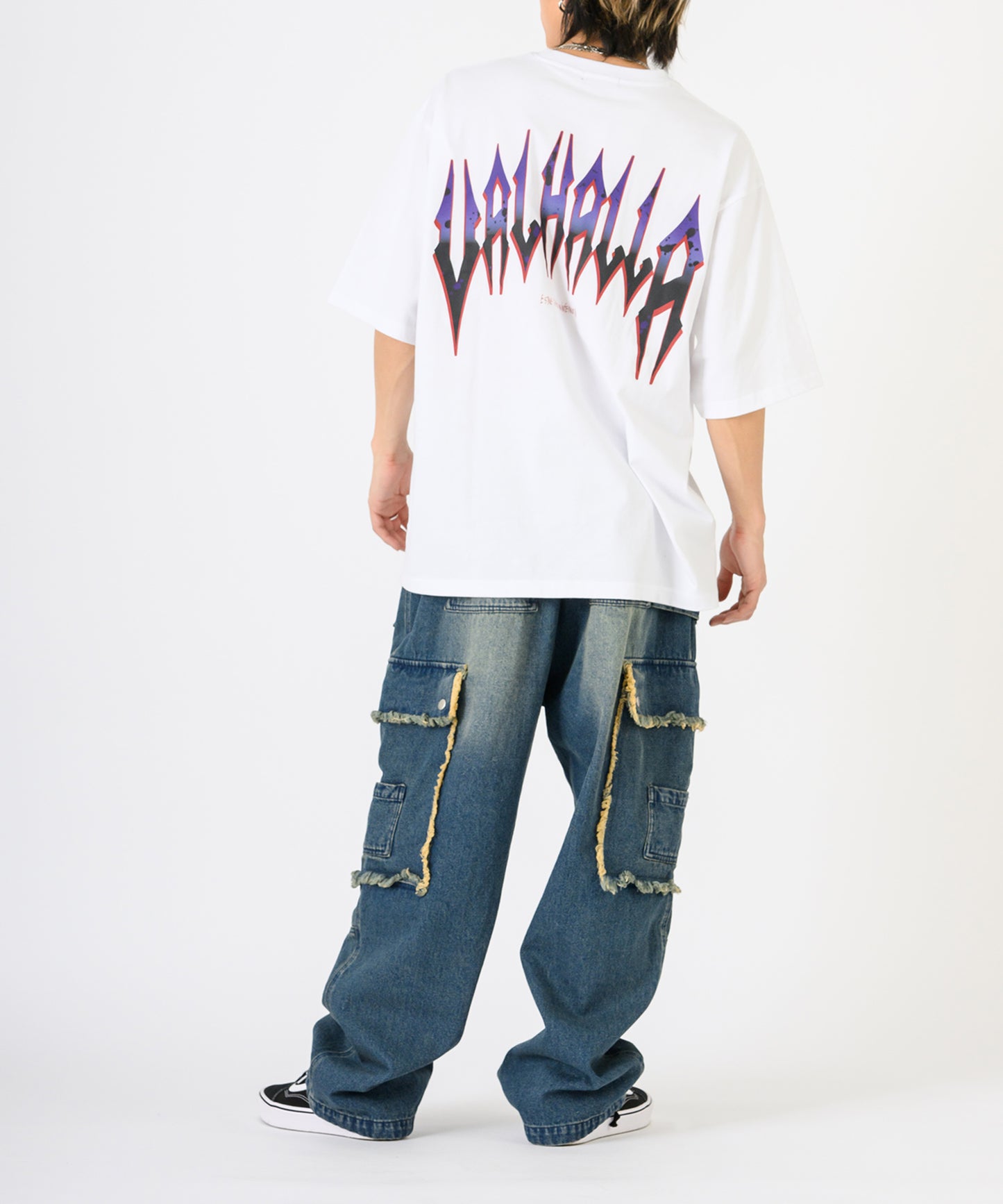 デニムカーゴパンツ