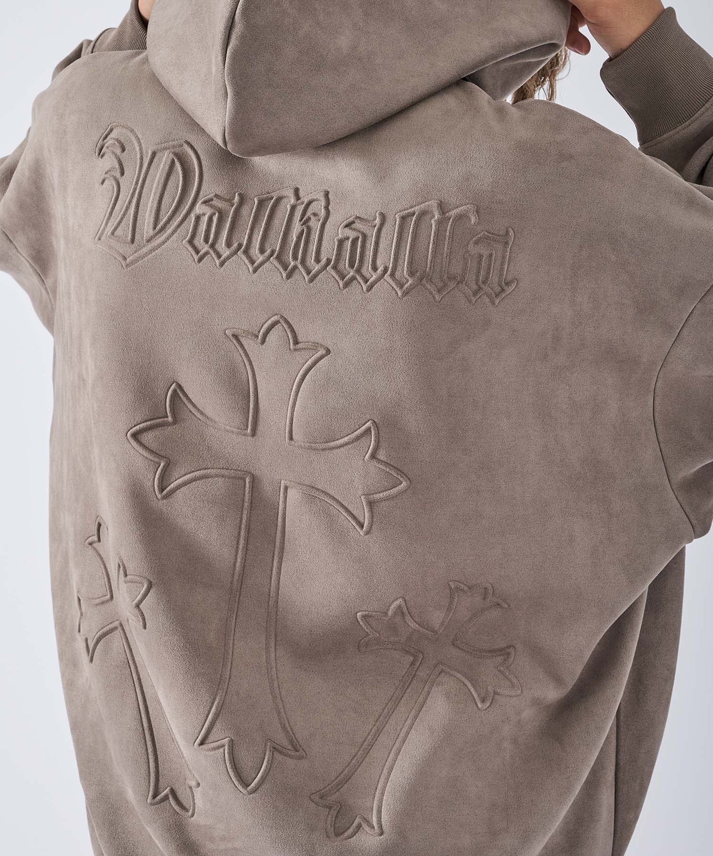 カットスエード クロスエンボス セットアップ