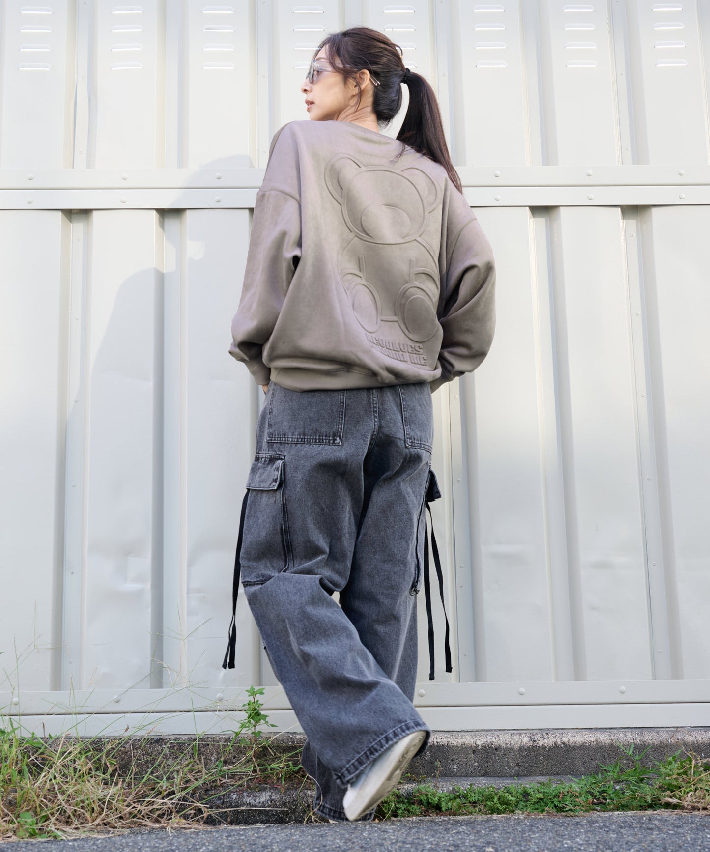 エンボスくまワイドトレーナー