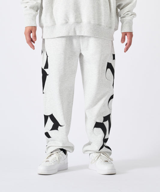 ビッグロゴ刺繍スウェットパンツ