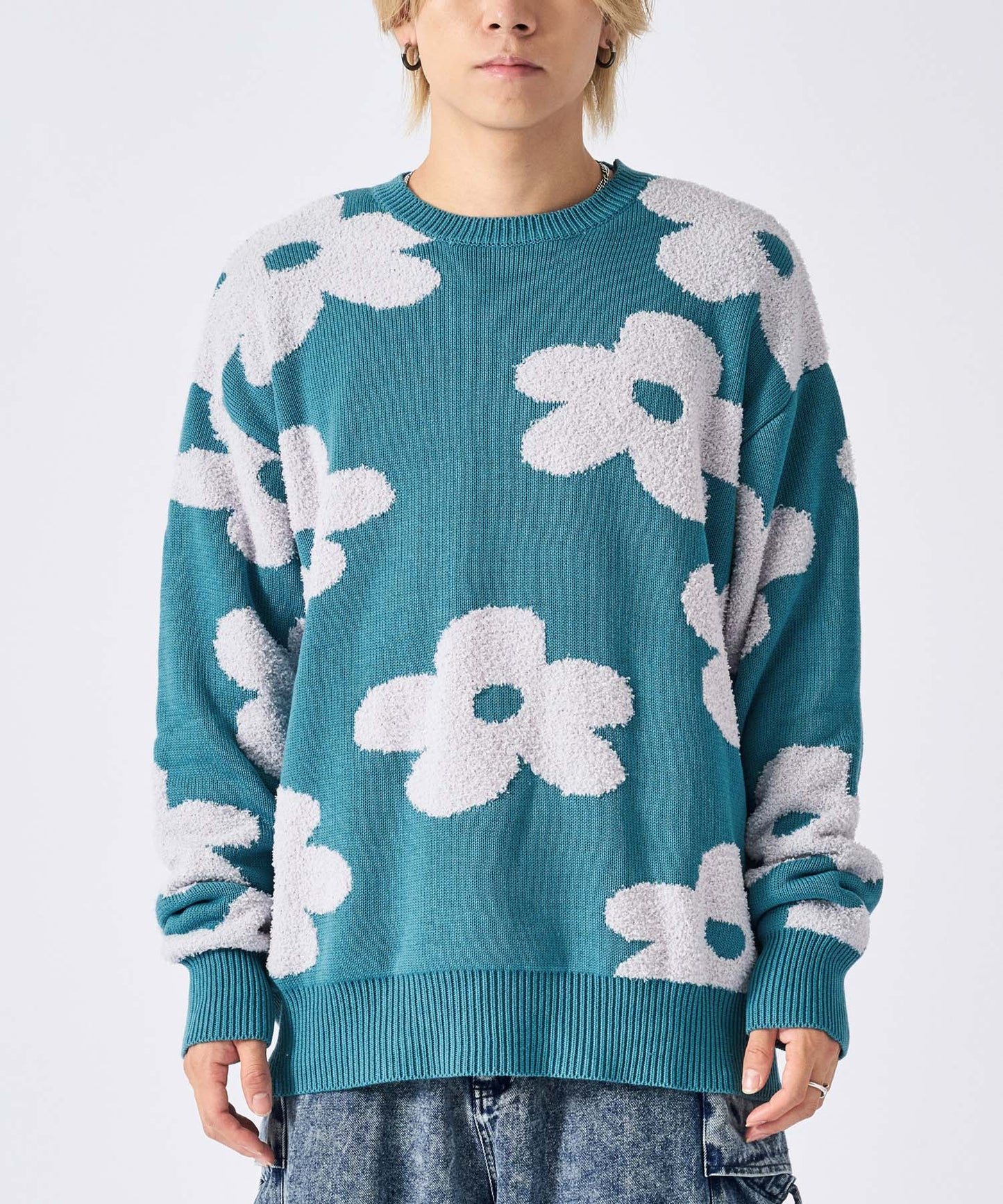 モールジャガードニット