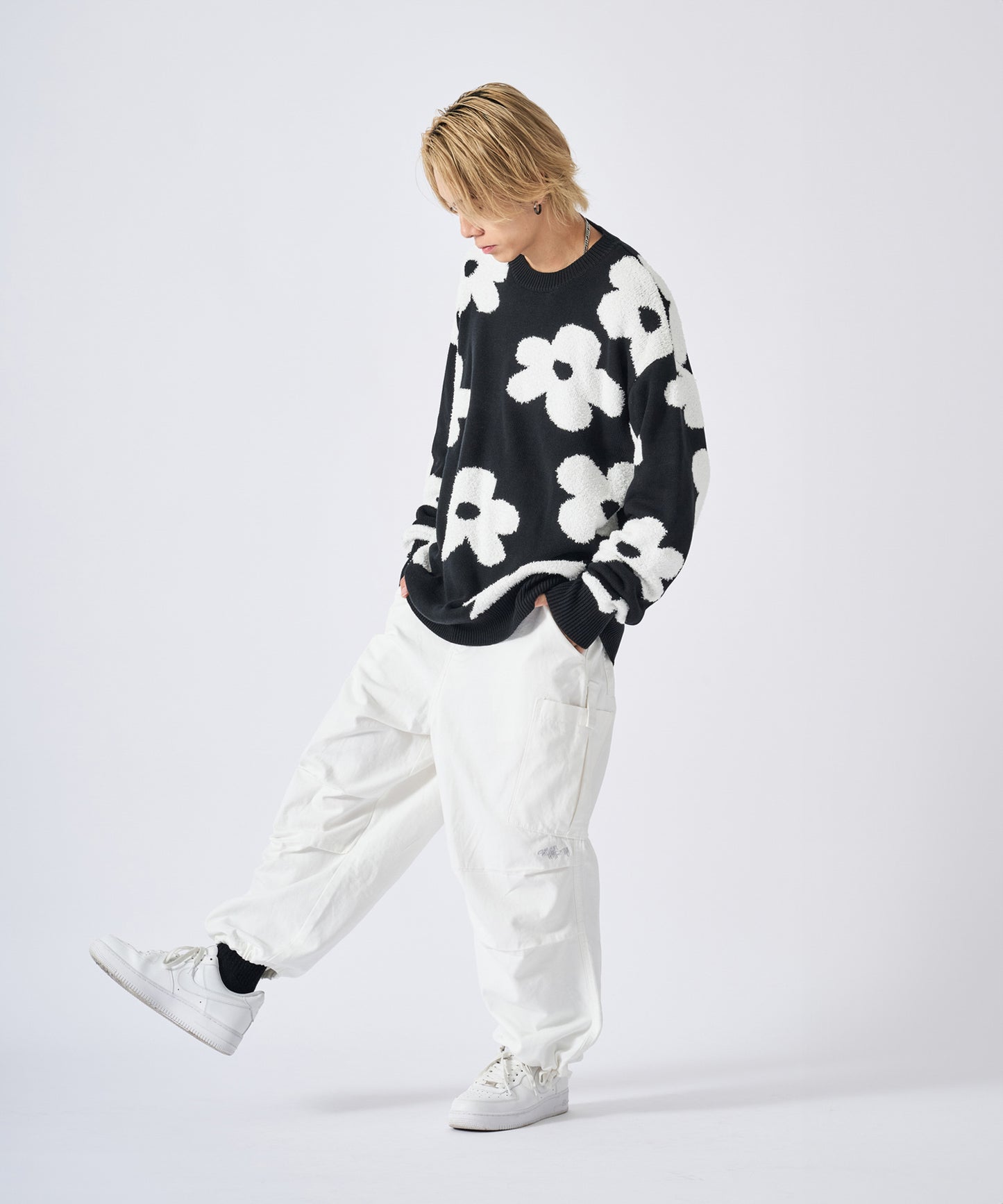 モールジャガードニット