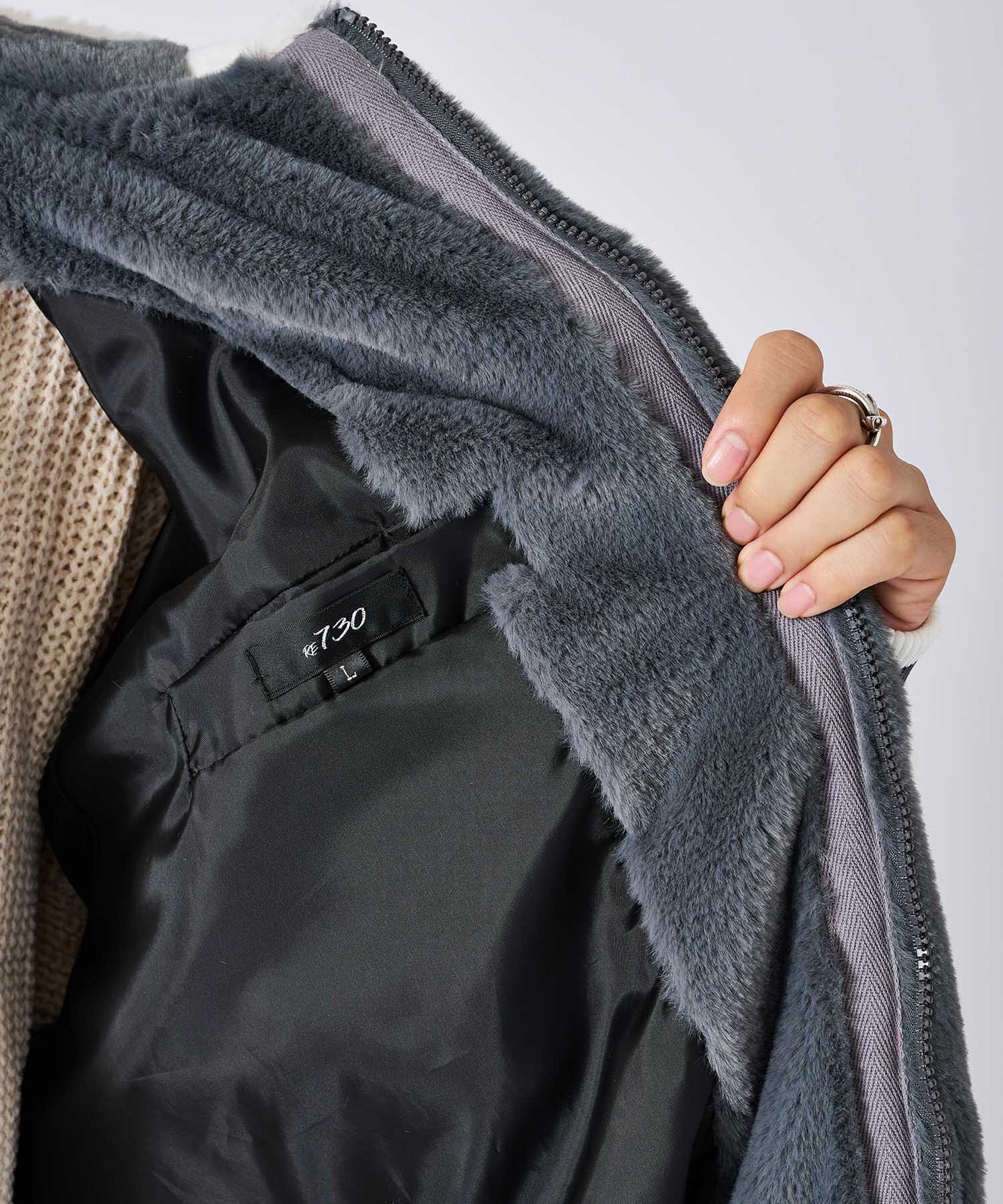 ライン切り替えブルゾン