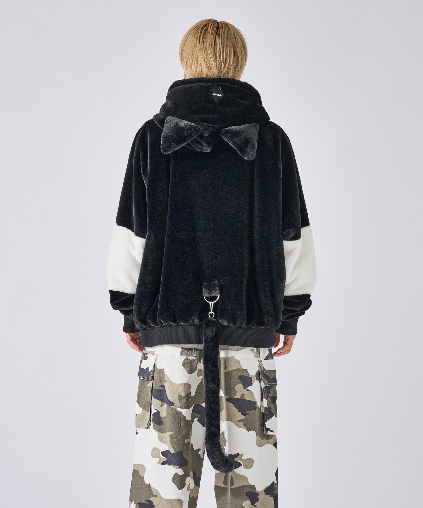 猫耳フードブルゾン