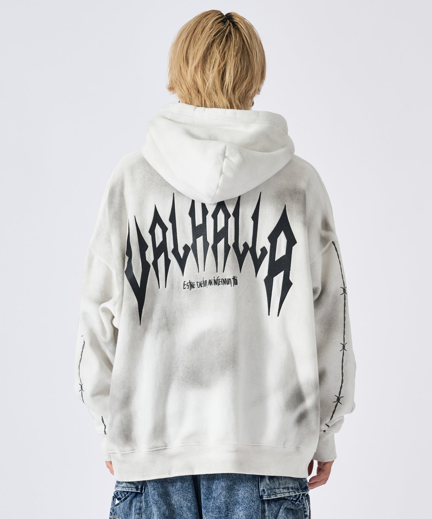 スプレー加工パーカー