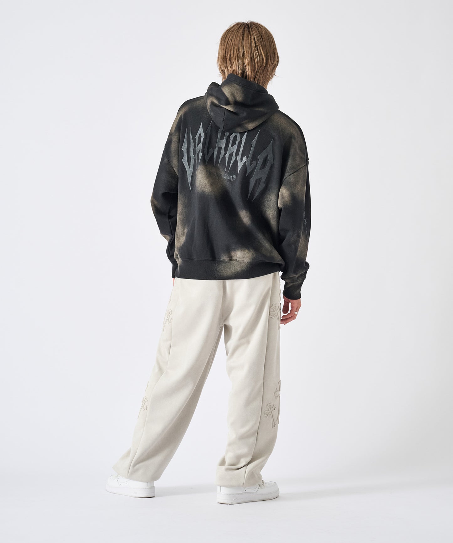 スプレー加工パーカー