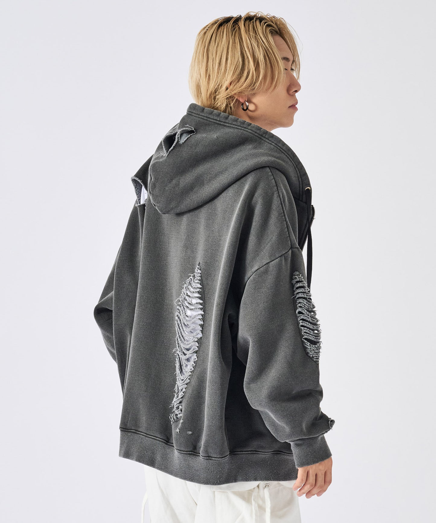 グランジZIPパーカー