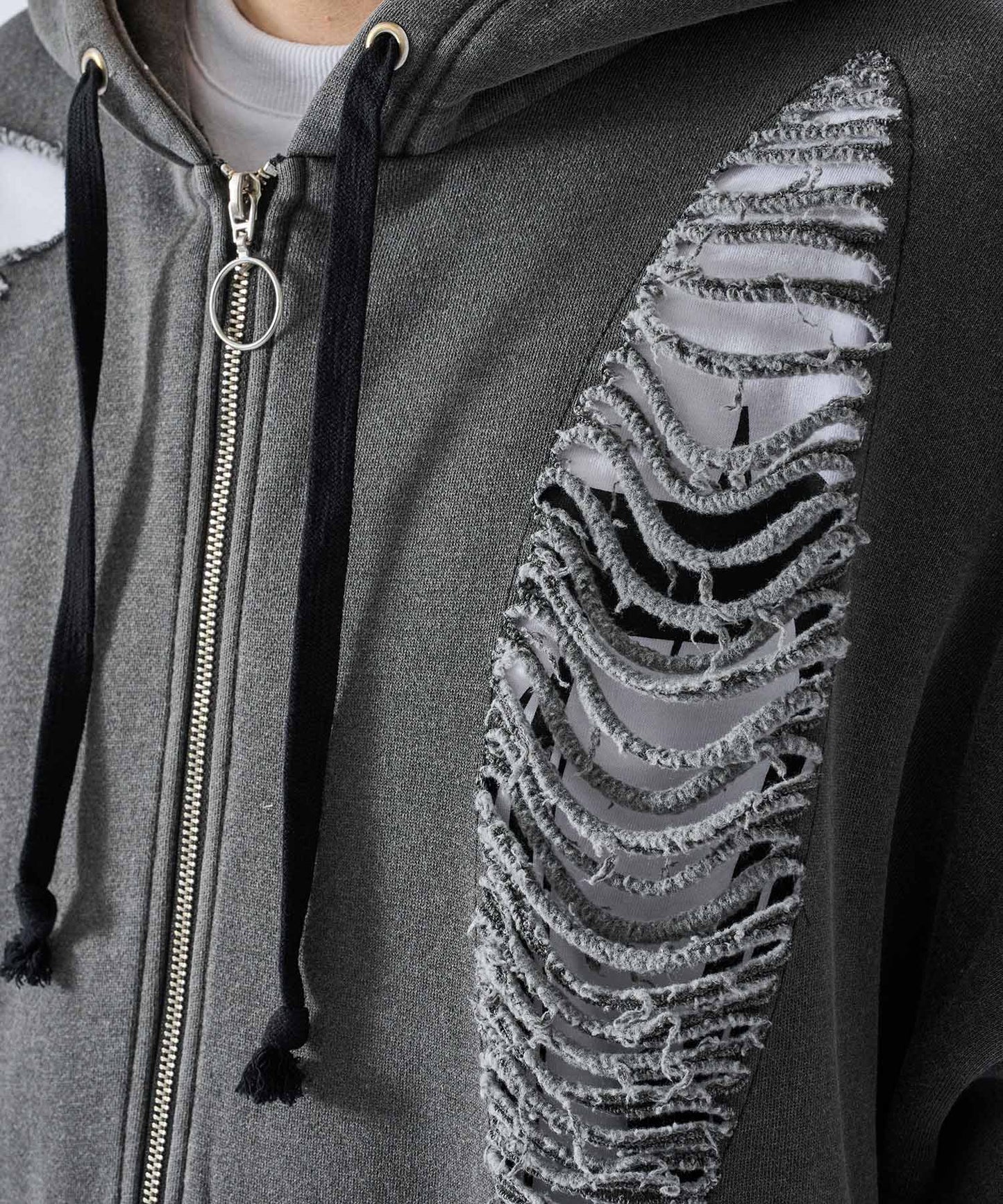 グランジZIPパーカー