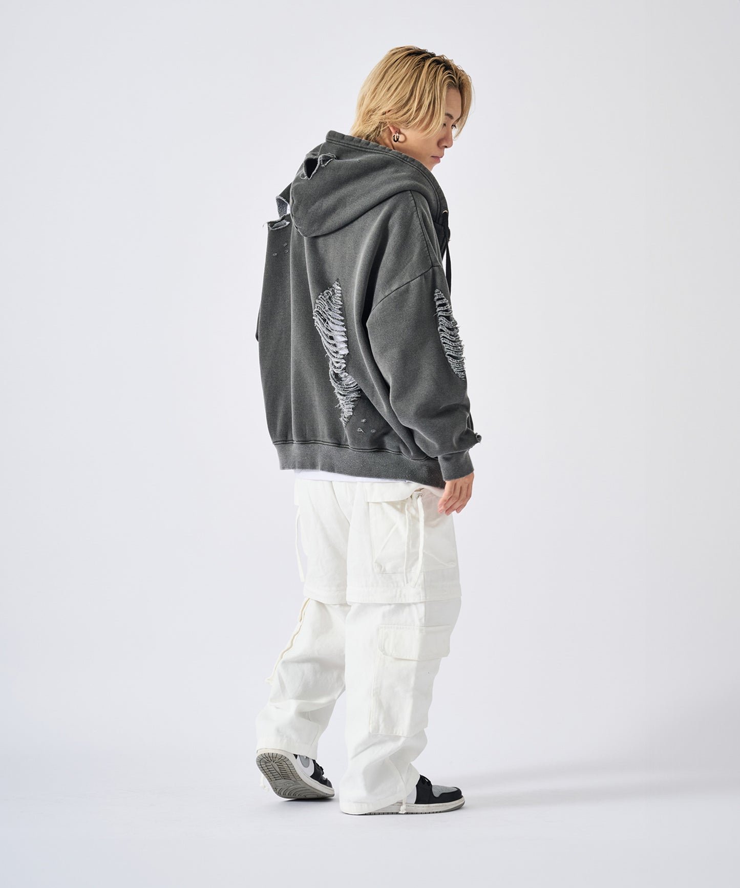 グランジZIPパーカー