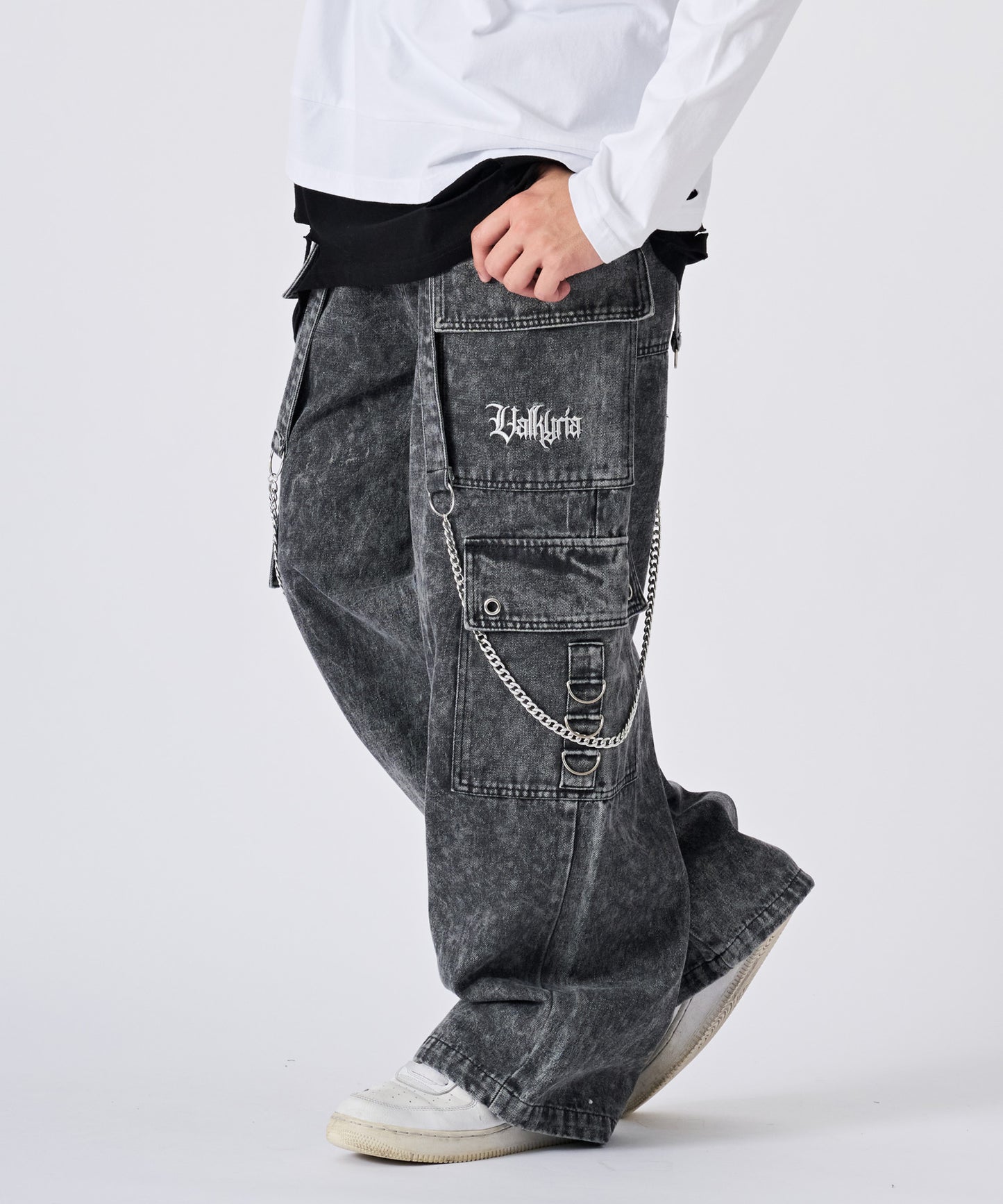 チェーンベルトカーゴパンツ