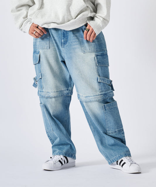 ベルトデザイン2wayカーゴパンツ