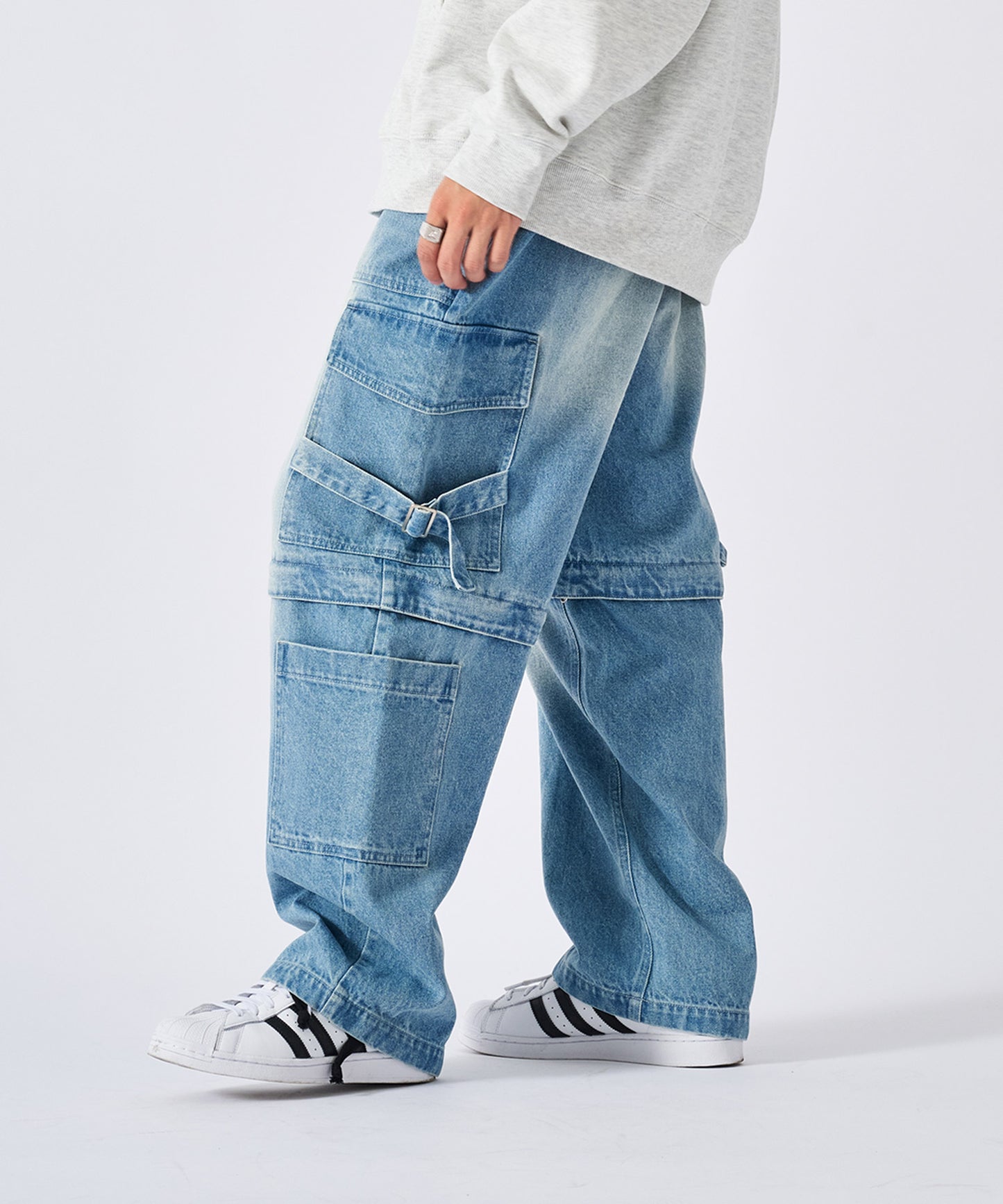 ベルトデザイン2wayカーゴパンツ