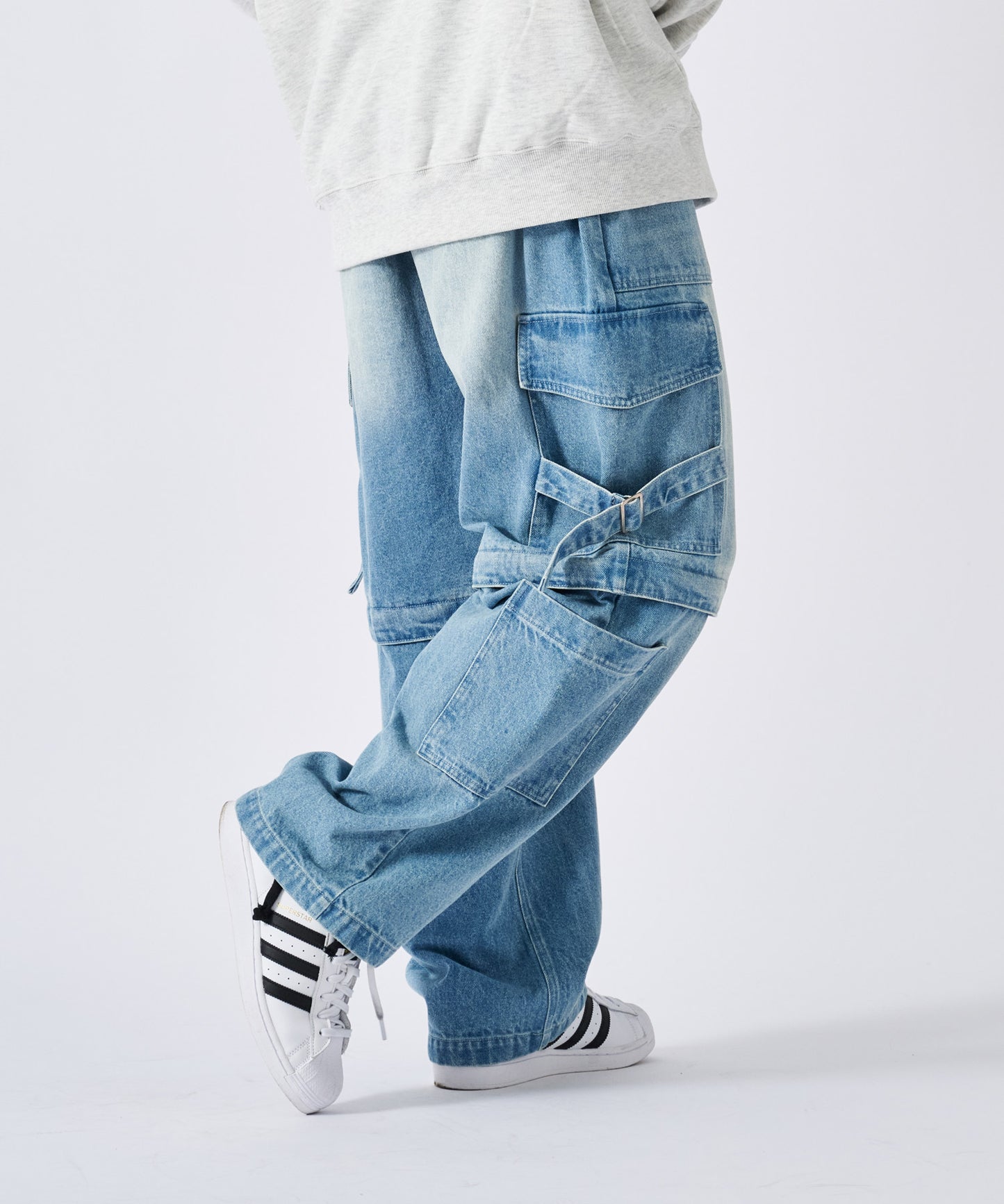 ベルトデザイン2wayカーゴパンツ