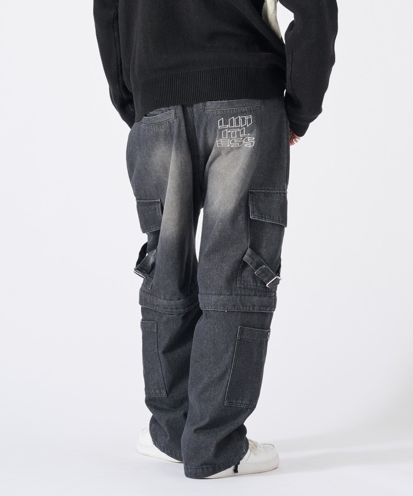 ベルトデザイン2wayカーゴパンツ