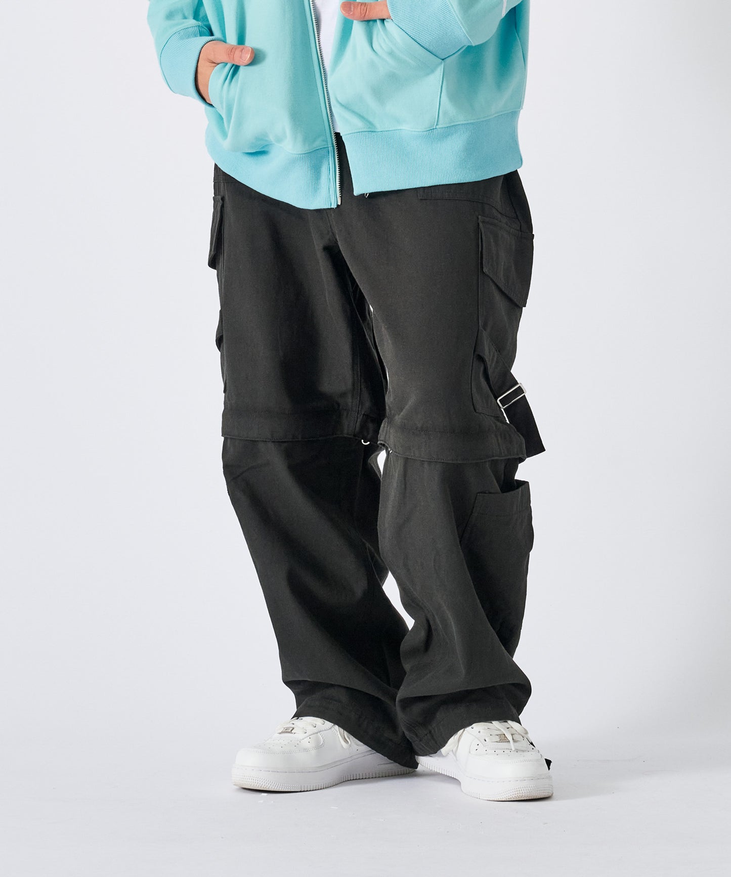 ベルトデザイン2wayカーゴパンツ