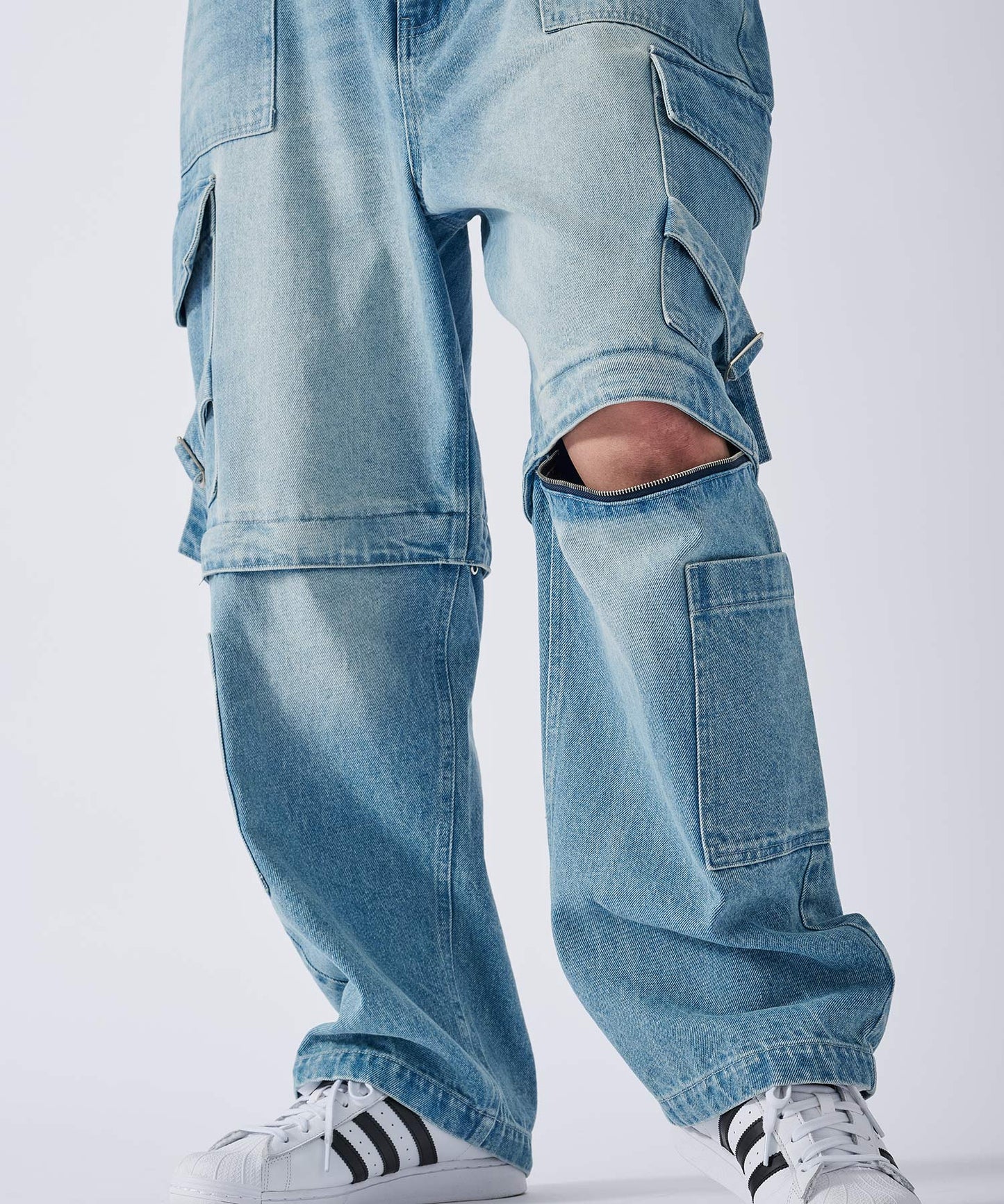 ベルトデザイン2wayカーゴパンツ