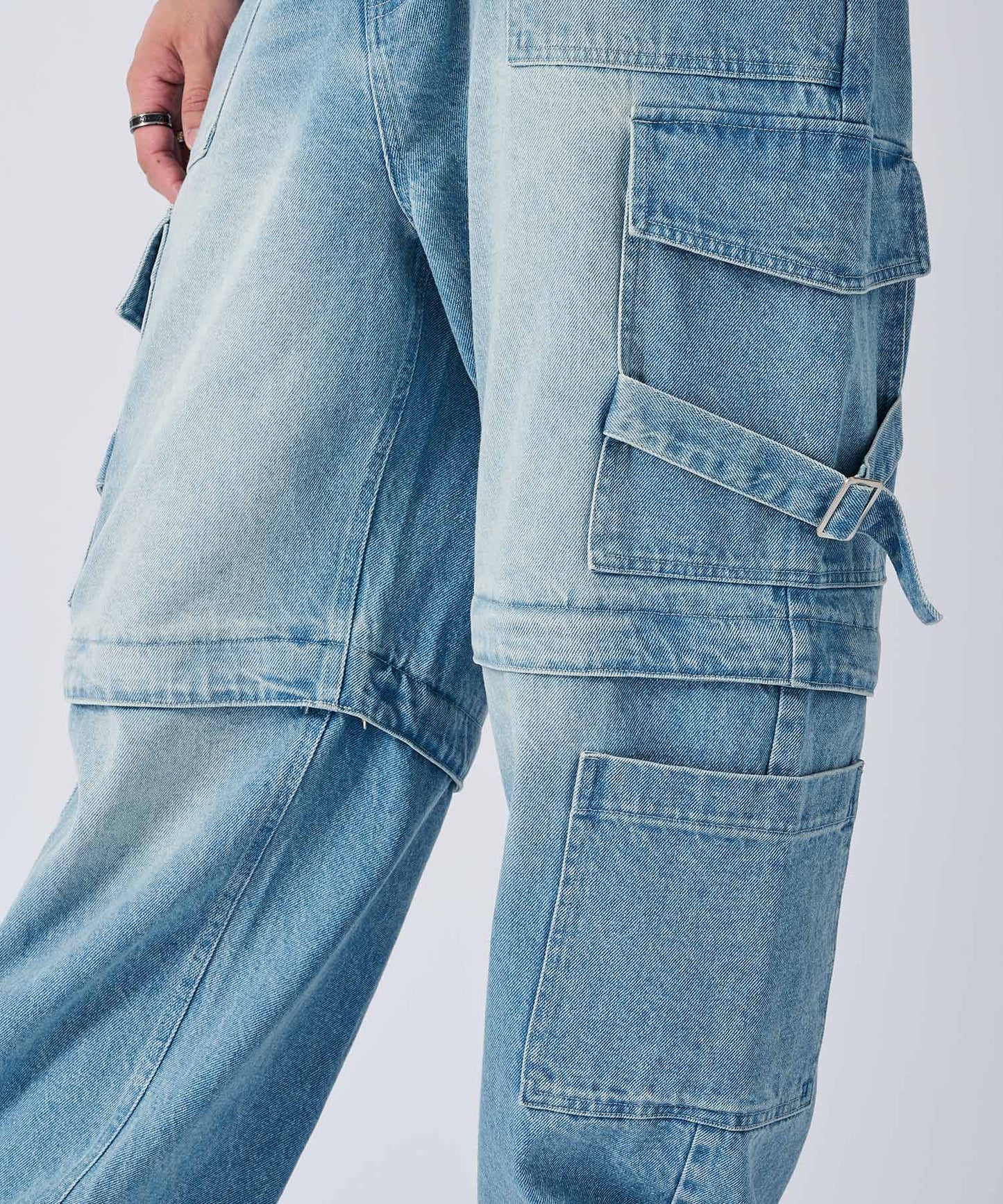 ベルトデザイン2wayカーゴパンツ