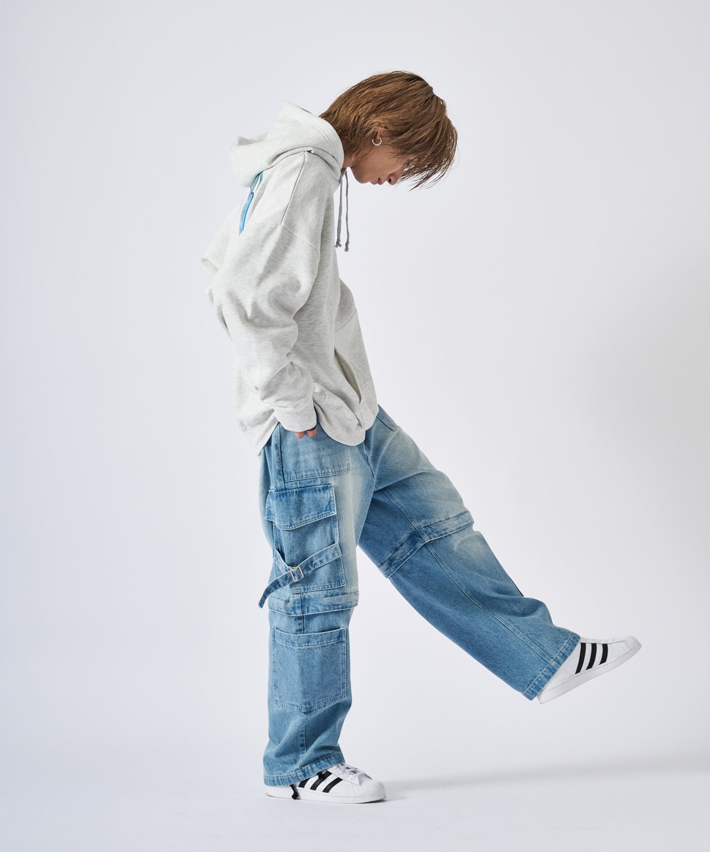 ベルトデザイン2wayカーゴパンツ