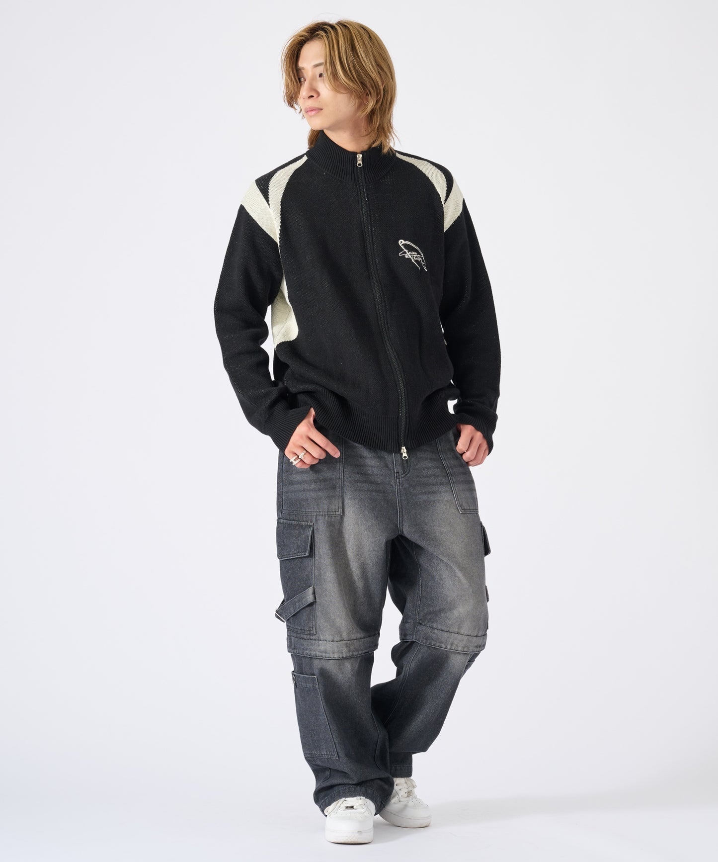 ベルトデザイン2wayカーゴパンツ