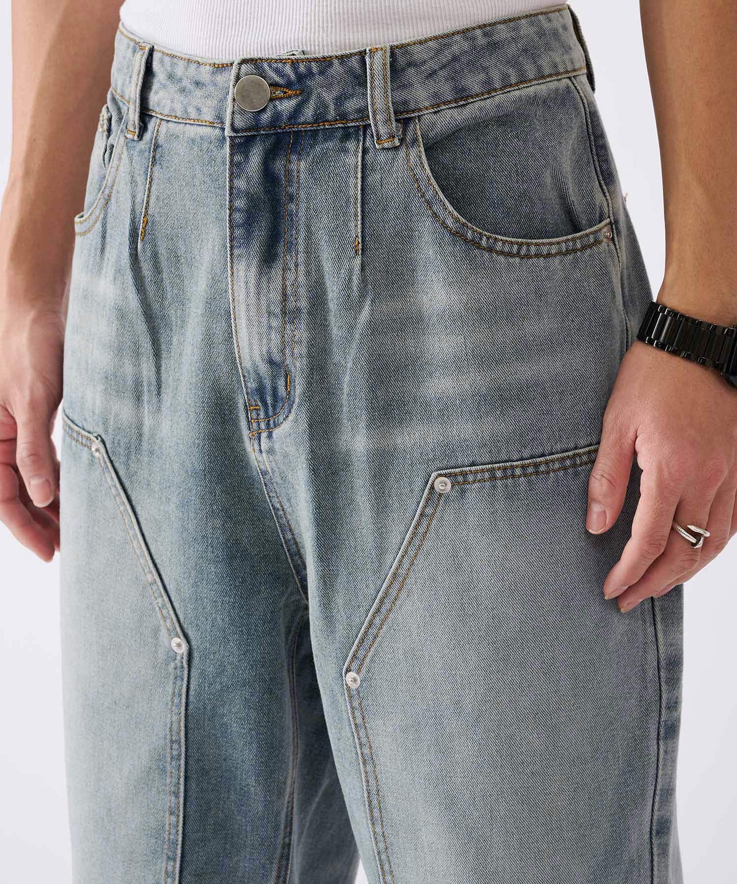 ダブルニーパンツ