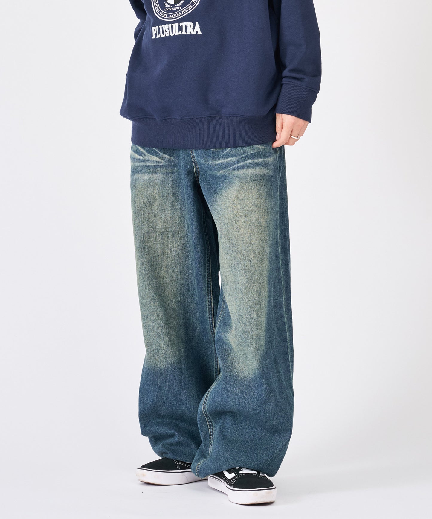 ダブルウエストパンツ