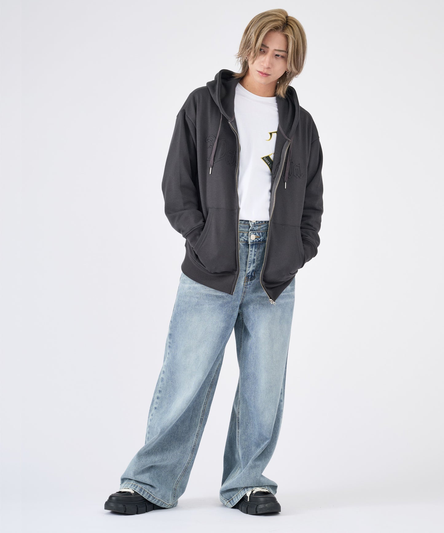 ダブルウエストパンツ