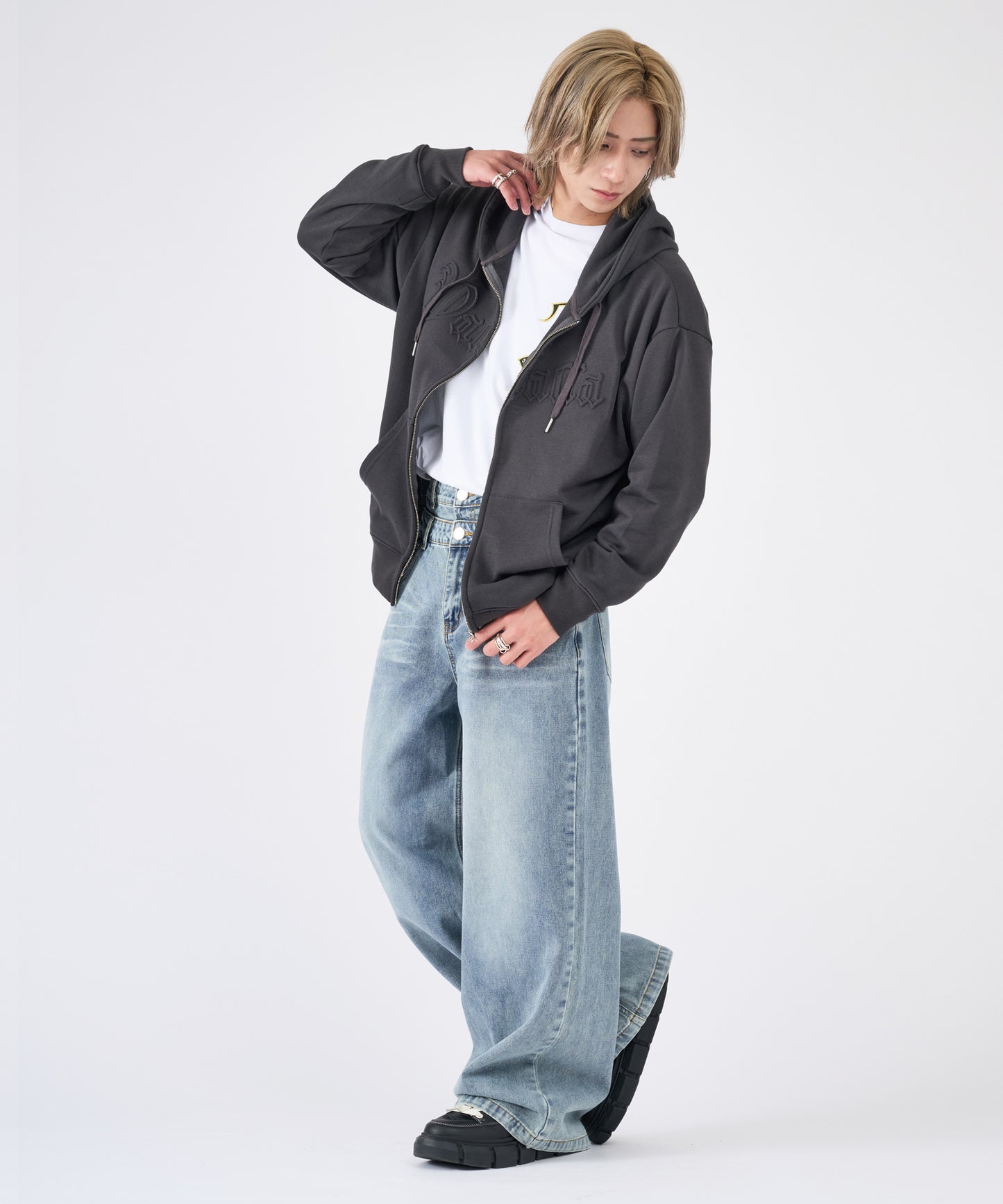 ダブルウエストパンツ