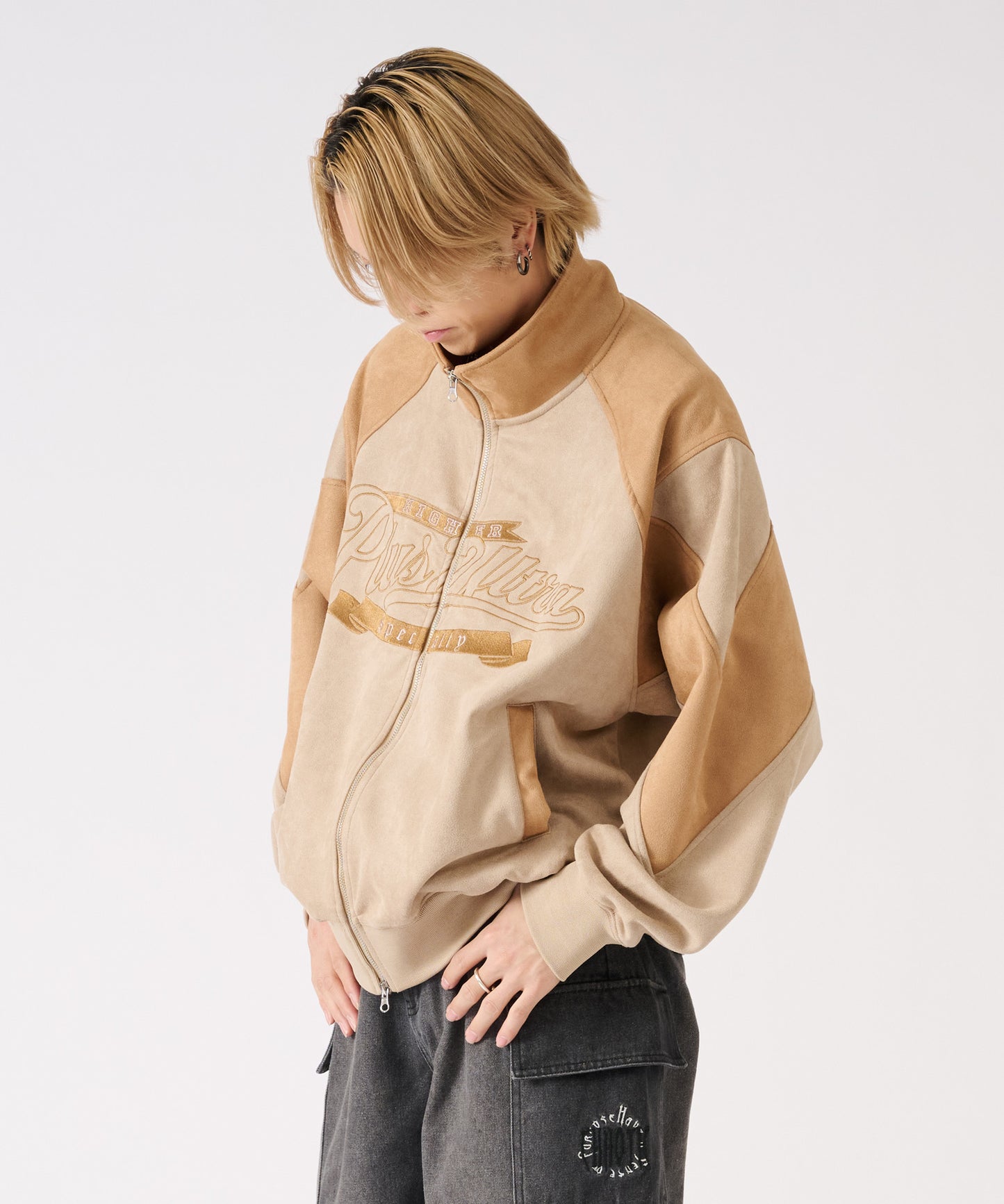 配色切り替えトラックジャケット