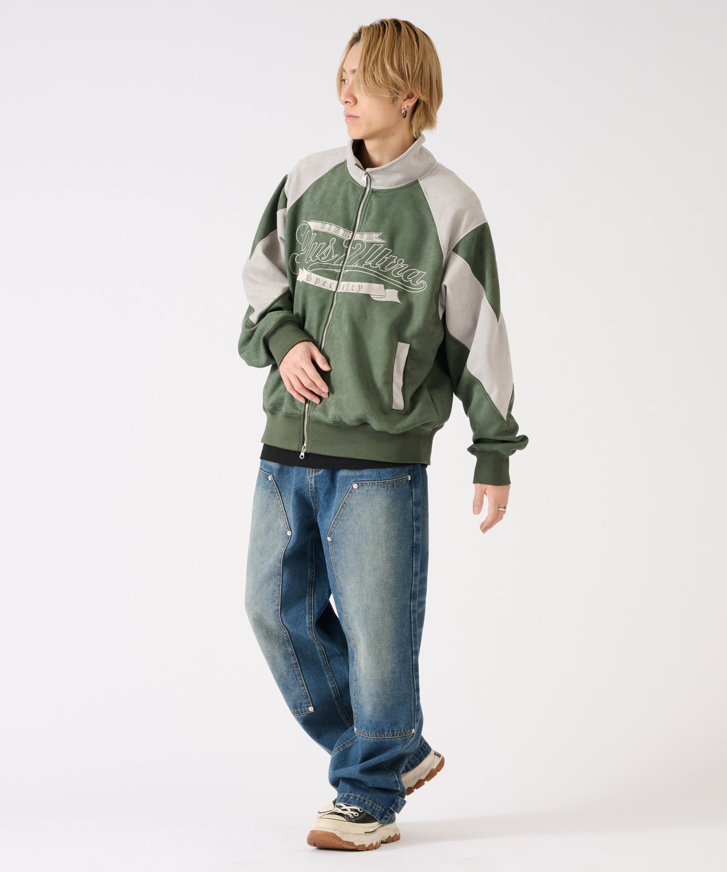 配色切り替えトラックジャケット