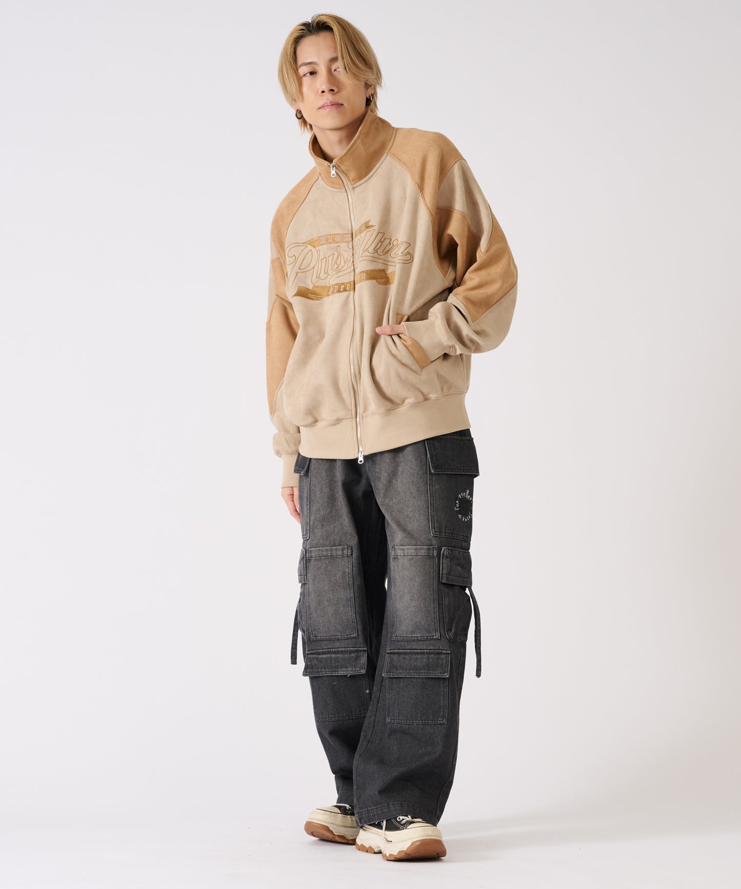 配色切り替えトラックジャケット