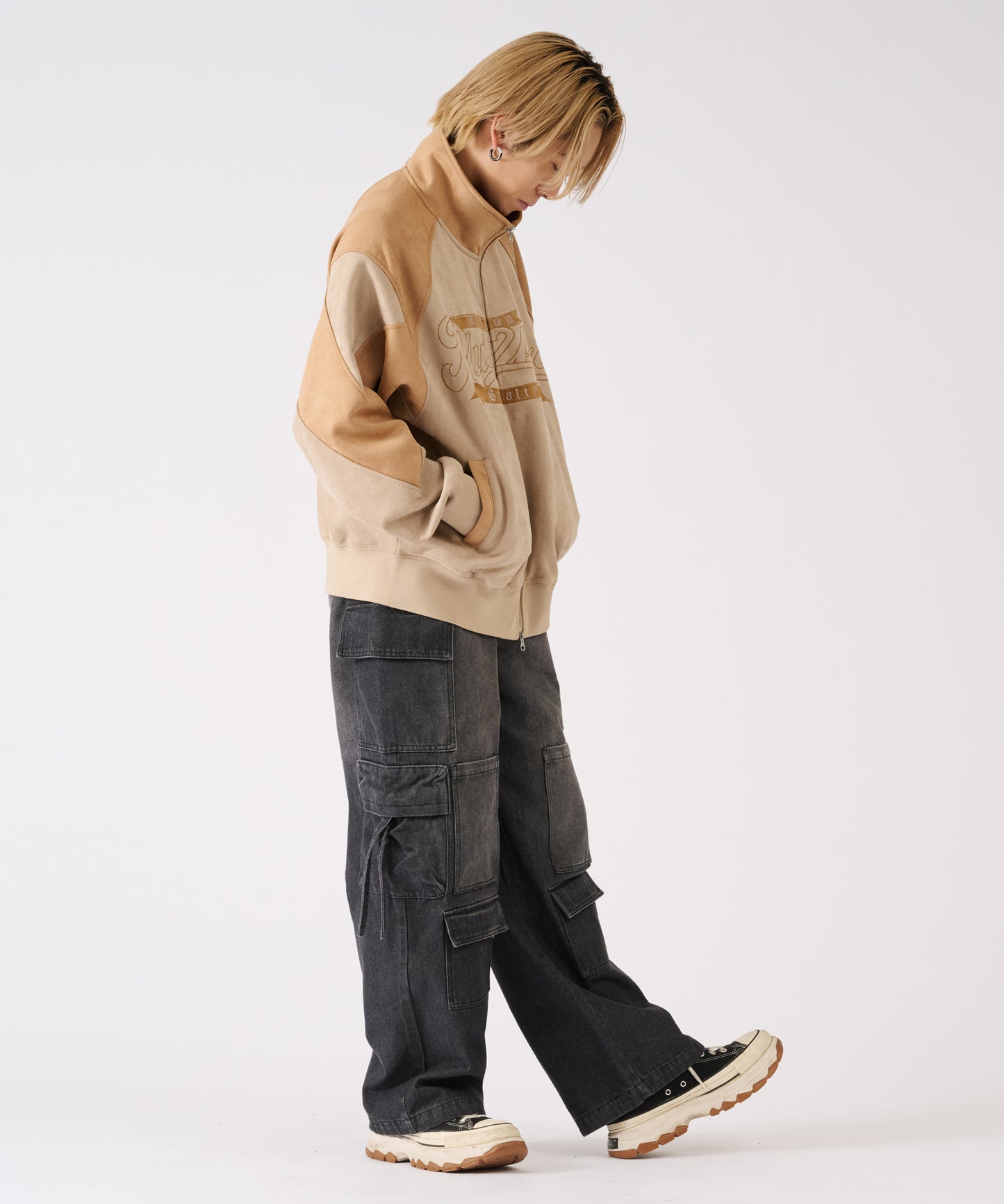 配色切り替えトラックジャケット