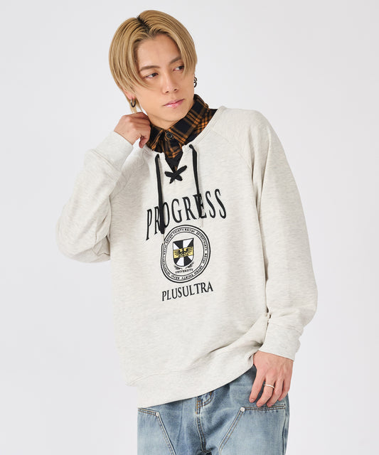 フェイクレイヤードトレーナー