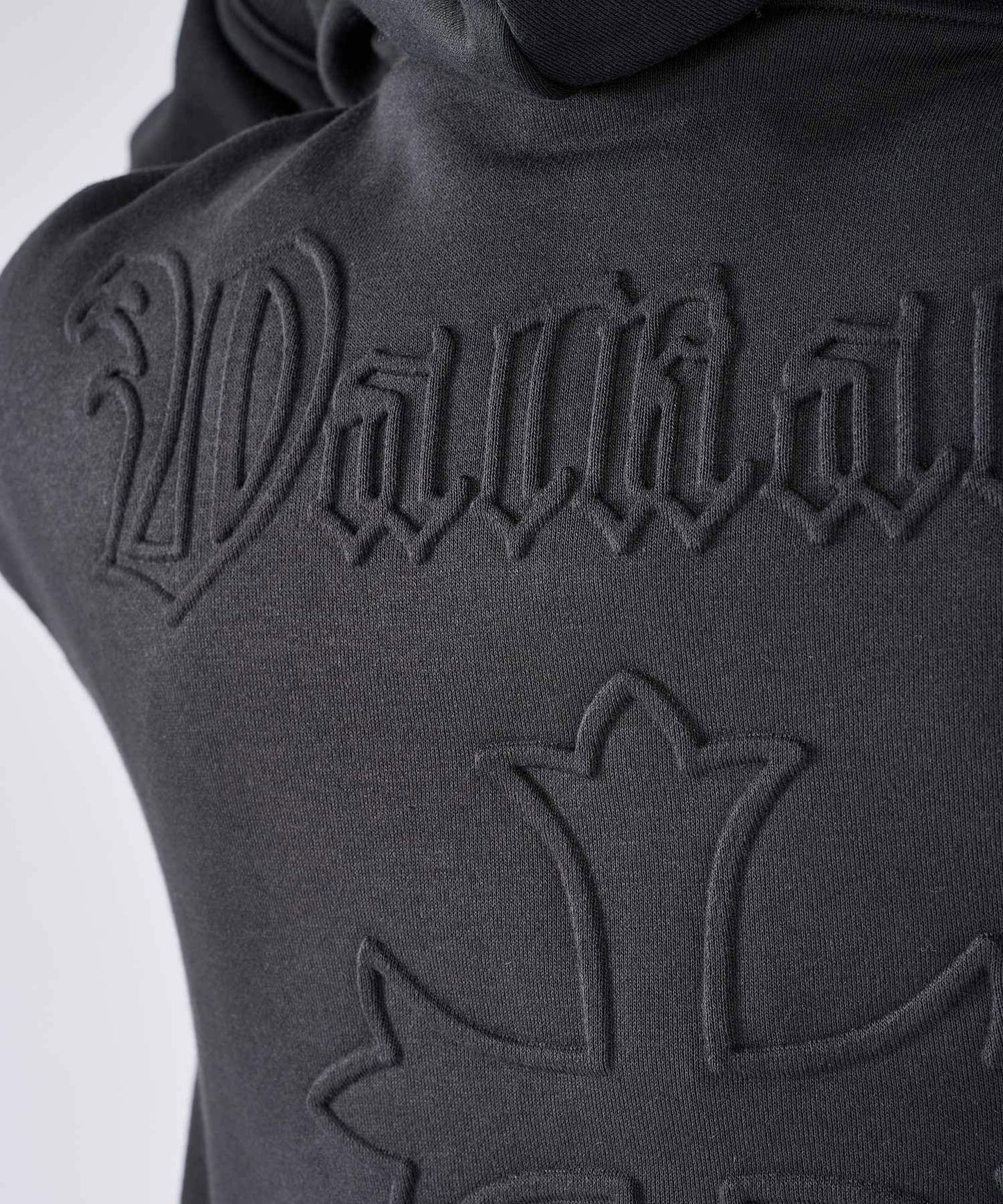 クロスエンボスZIPパーカー